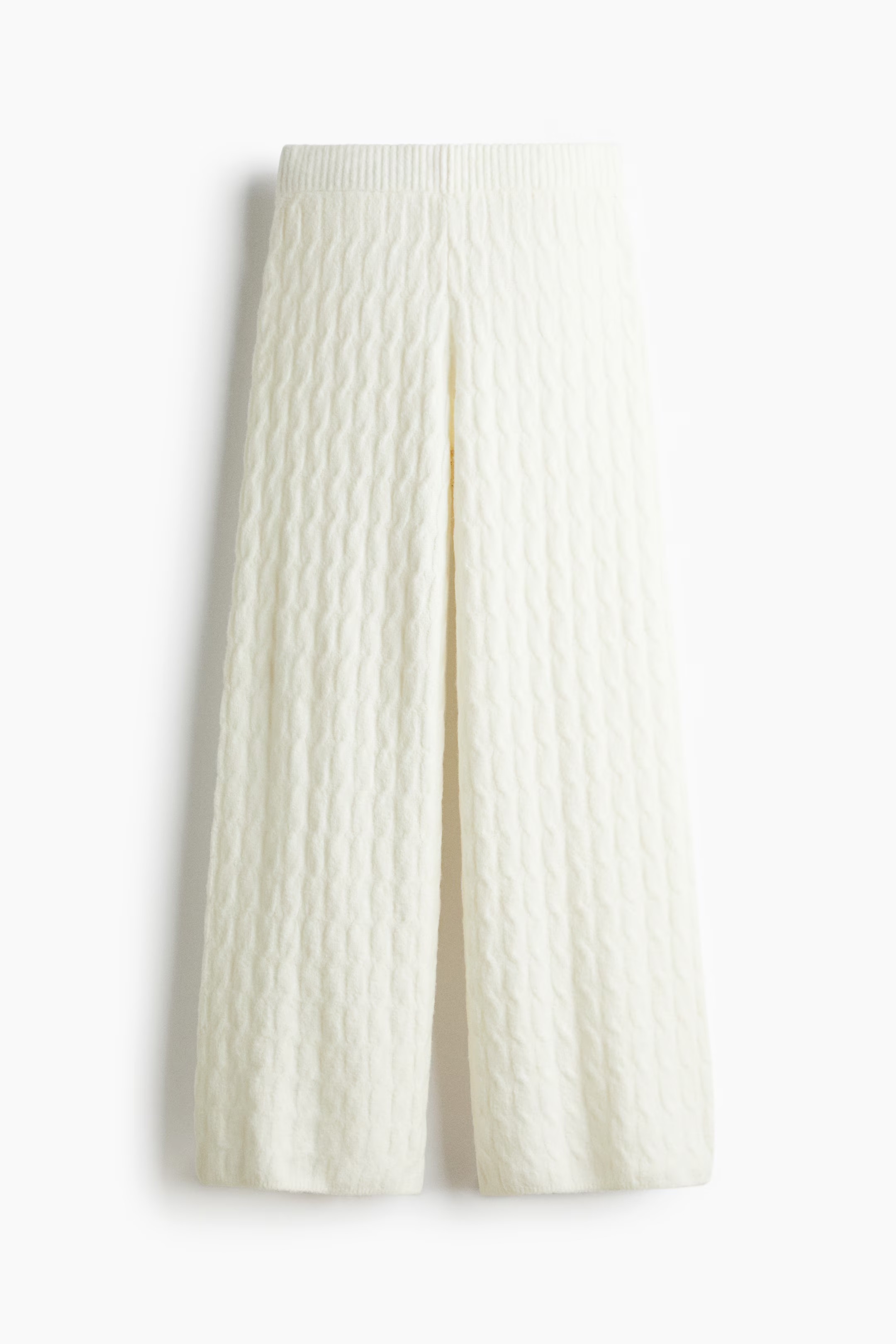 Cable-knit trousers | H&M (UK, MY, IN, SG, PH, TW, HK)