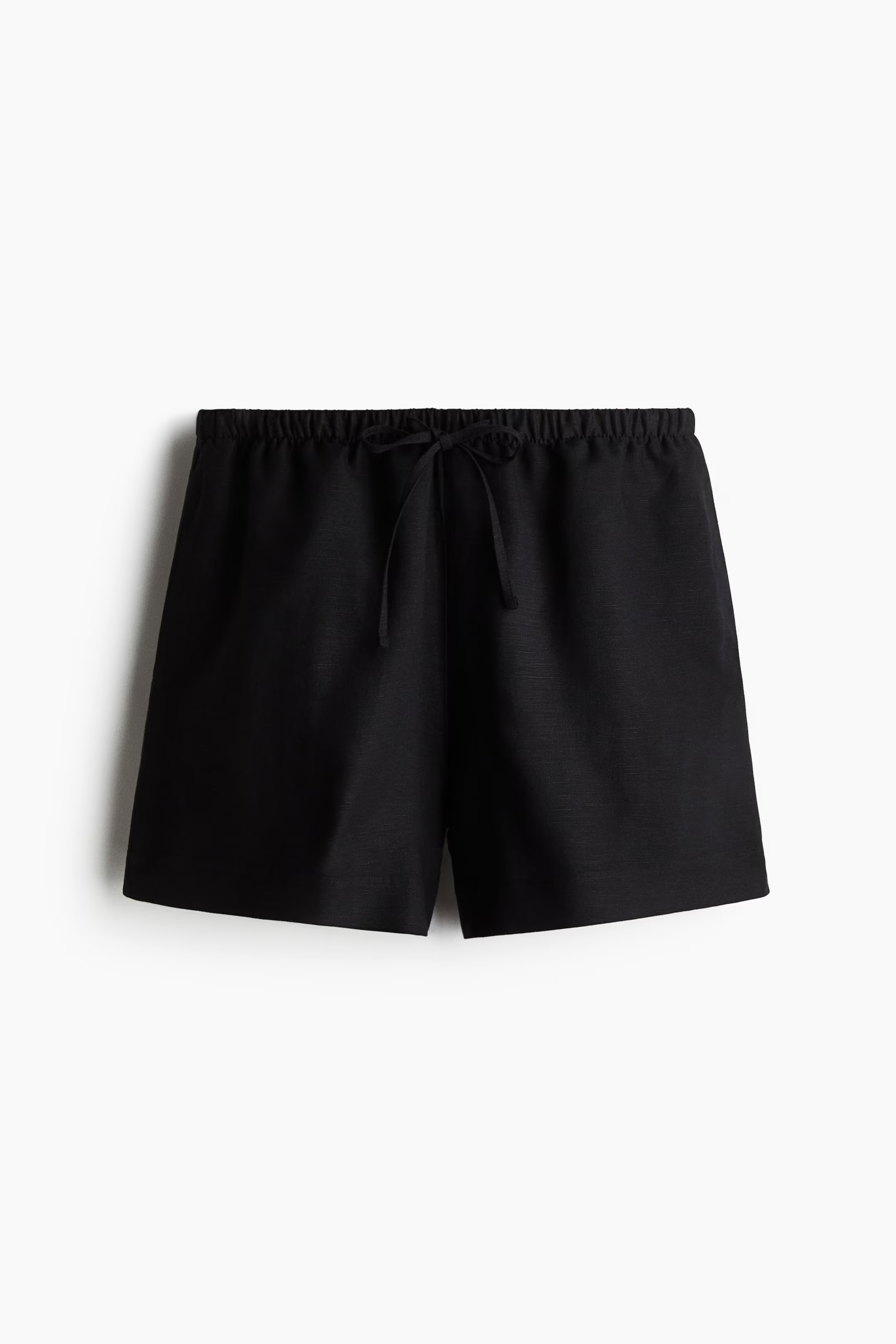 Linen-Blend Drawstring Shorts | H&M (US + CA)