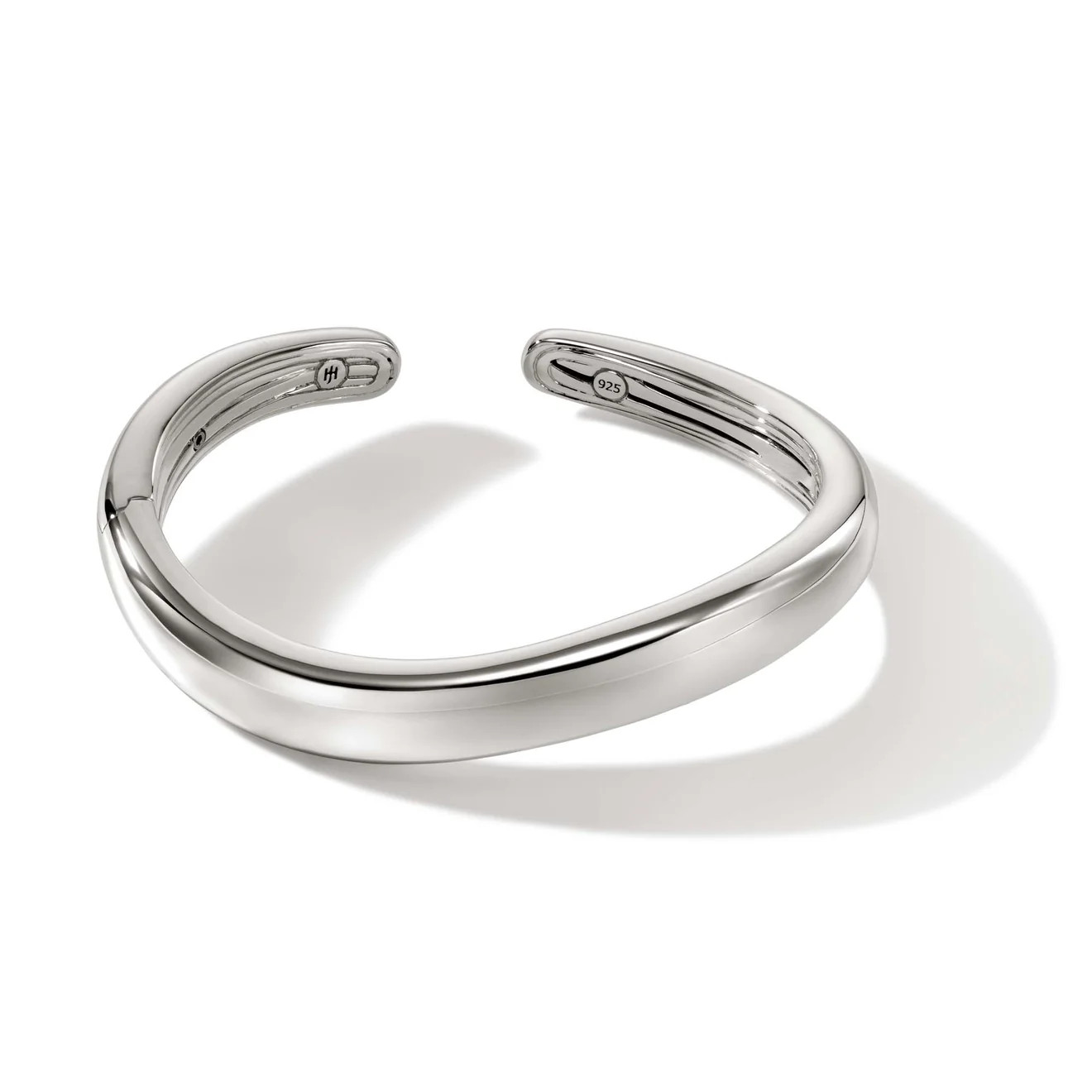 Surf Hinged Cuff, Sterling Silver, Slim|CB901117 | John Hardy