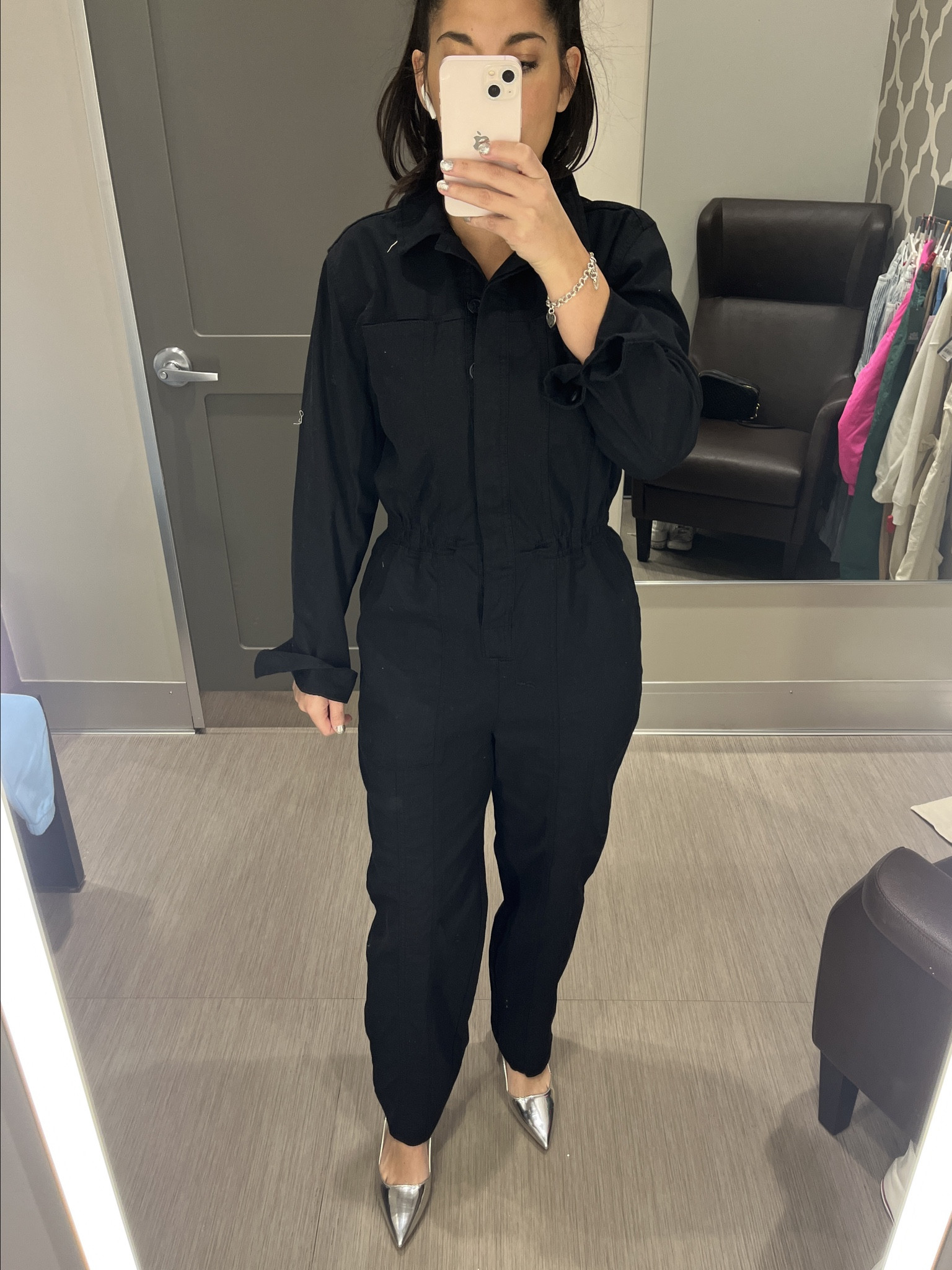 Workwear meets comfy! I absolutely love this jumpsuit. The waist is snatched from the inside so no one can see a string and it is so comfortable  

#LTKMostLoved #LTKfindsunder100 #LTKstyletip