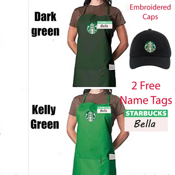 Starbucks Apron  Hat or Cap Halloween Costume Barista - Etsy | Etsy (US)