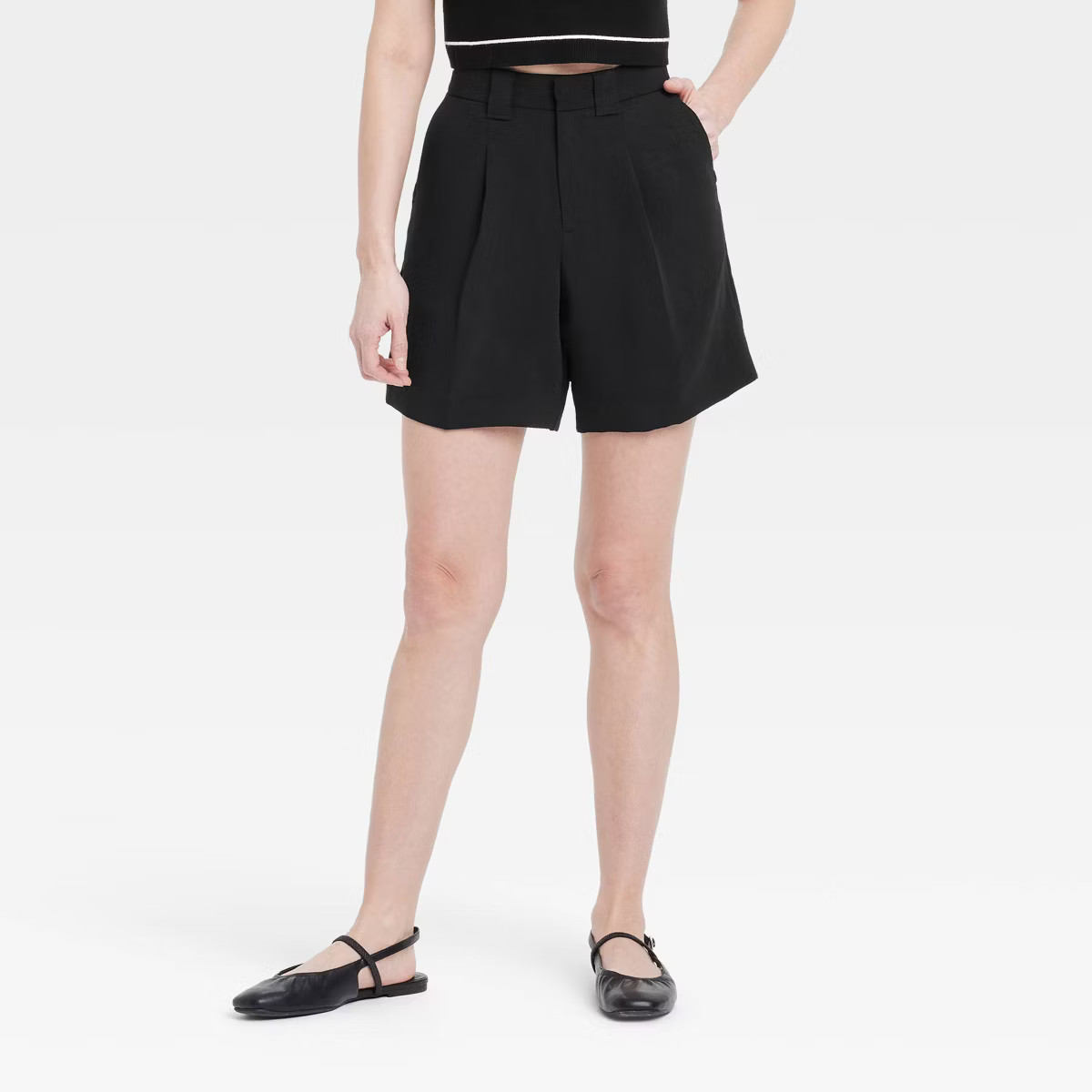 Women's Signature Crepe Bermuda Shorts - A New Day™ | Target