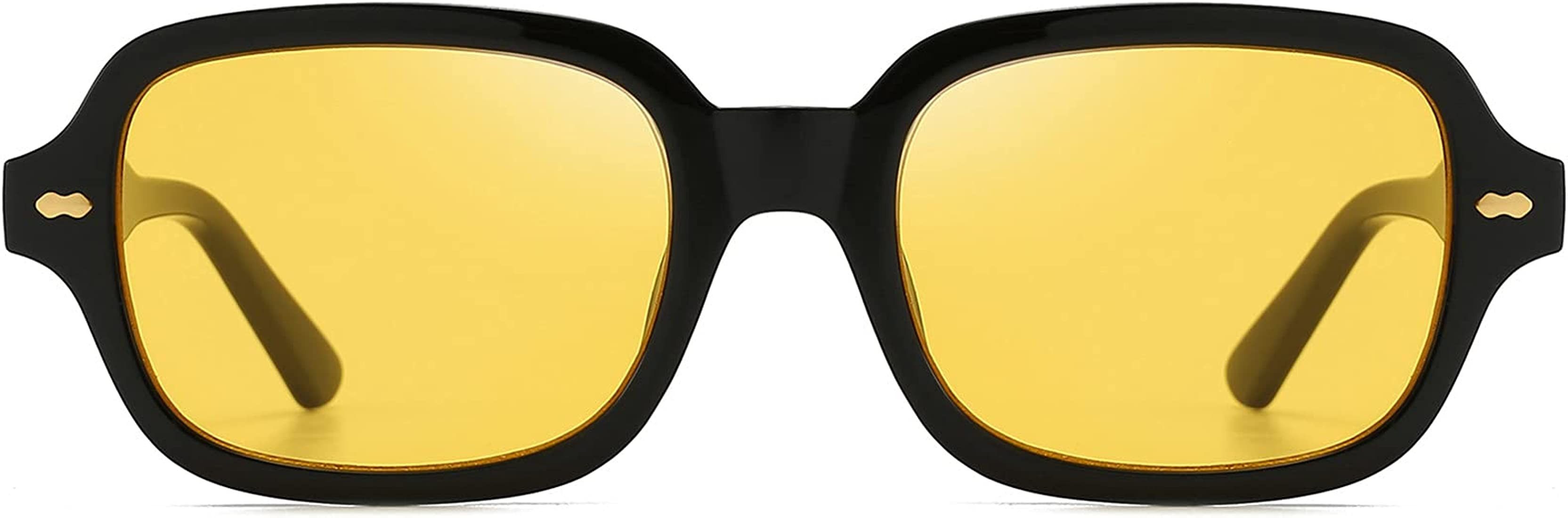 Dollger Retro Rectangle Sunglasses for Women 70s 90s 2000s Vintage Trendy Small Square Sunglasses... | Amazon (US)