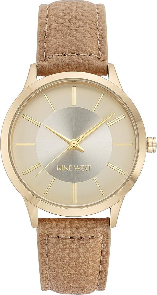 Nine West Women's Woven Patterned Strap Watch, NW/2630 | Amazon (US)