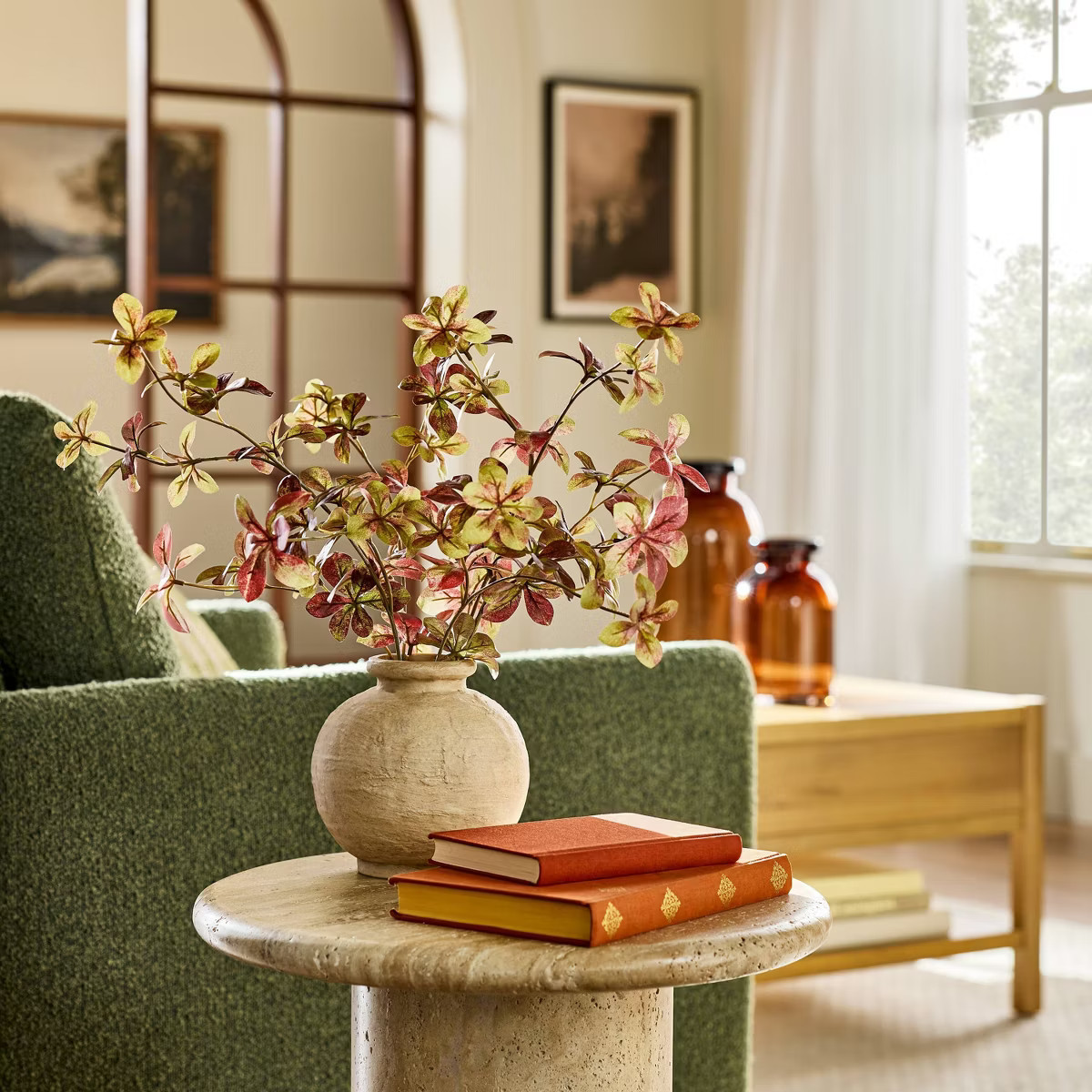 16" Rusty Quince Artificial Fall Arrangement - Hearth & Hand™ with Magnolia | Target