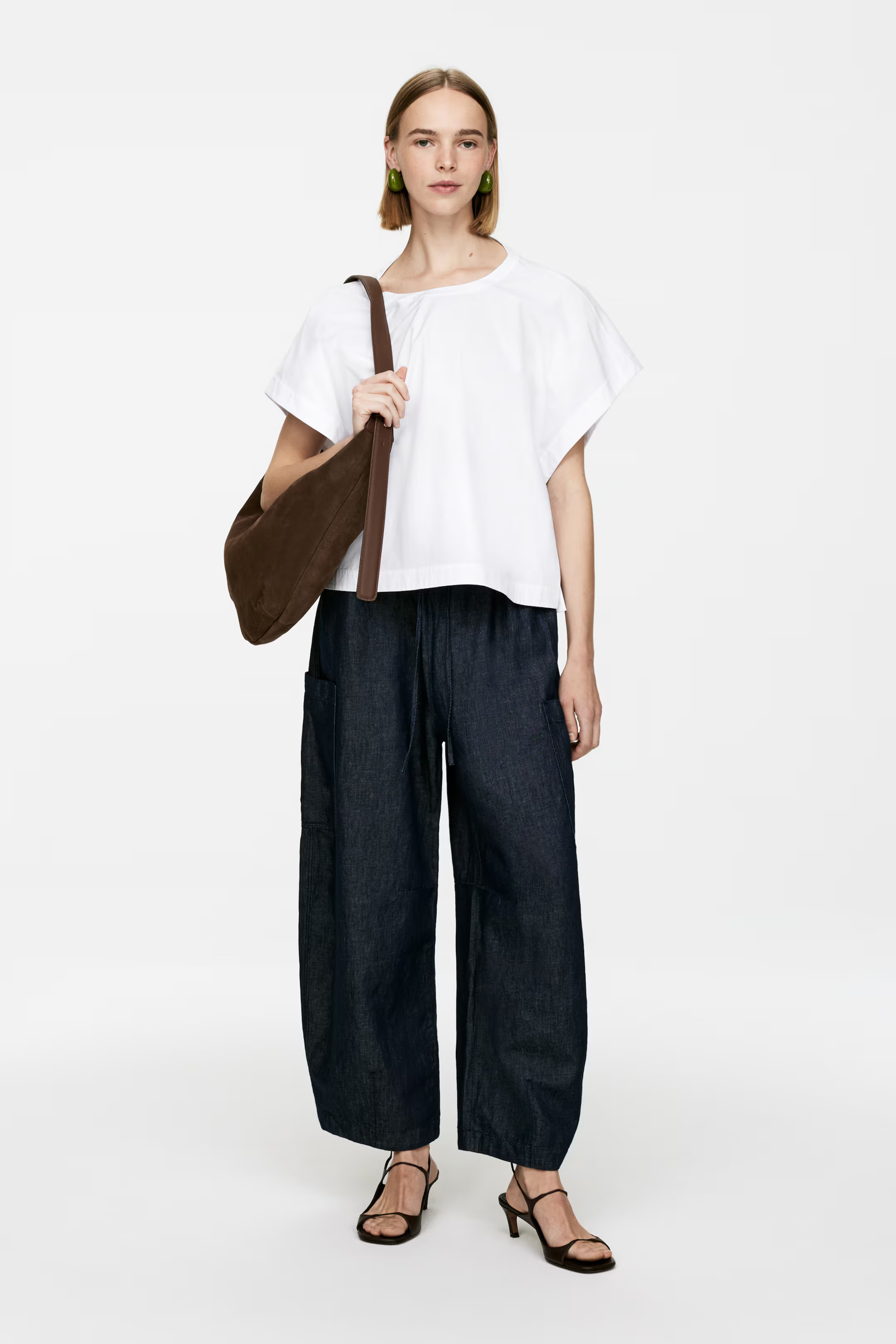 Geschwungene Tasche - Braun - Ladies | H&M DE | H&M (DE, AT, CH, NL, FI)