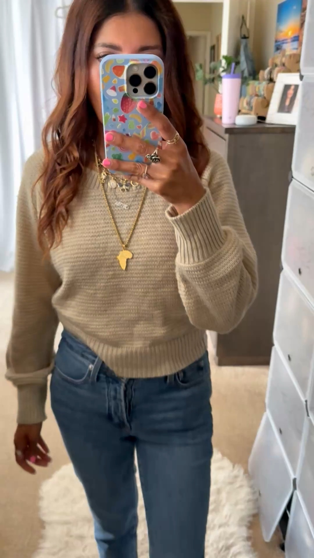 Effortless everyday style 🤍 Loving this cozy neutral knit paired with classic denim for that chic, put-together mom look. Perfect for running errands, casual days, or coffee runs ☕️✨ Styled with layered gold jewelry to elevate the basics—because simple doesn’t have to be boring.

This is your go-to outfit when you want to feel comfortable, confident, and cute without overthinking it 💫


neutral outfit, casual mom outfit, everyday outfit ideas, cozy knit sweater outfit, denim jeans outfit women, casual chic style, effortless style women, basic outfit elevated, fall neutral outfit, spring casual outfit, mom style outfit, layered jewelry outfit, comfy everyday look, minimal chic outfit, classic denim style, lifestyle outfit inspo

#LTKSaleAlert #LTKootd #LTKmomlife