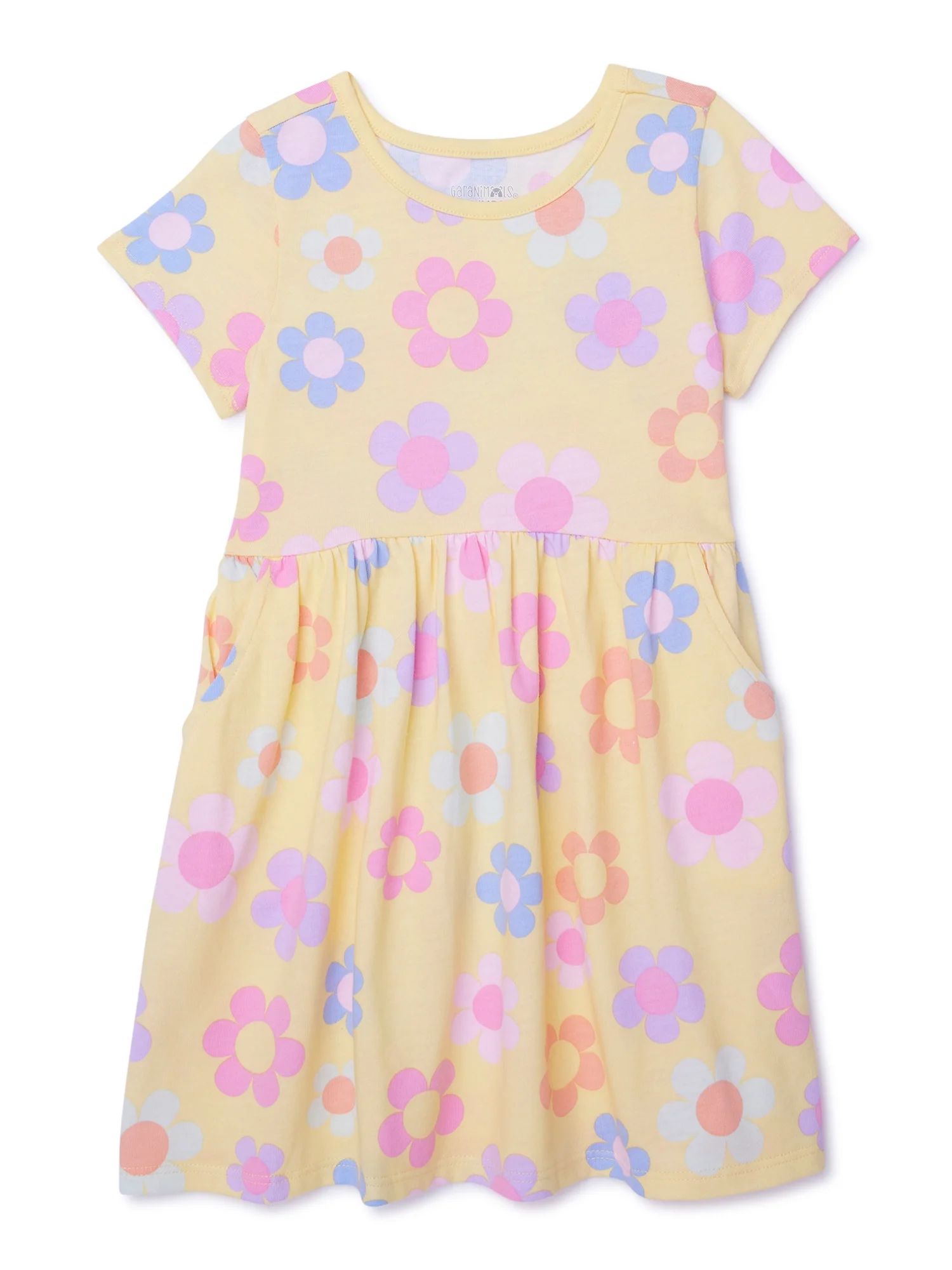 Garanimals Toddler Girl Print Skater Dress, Sizes 12M-5T | Walmart (US)