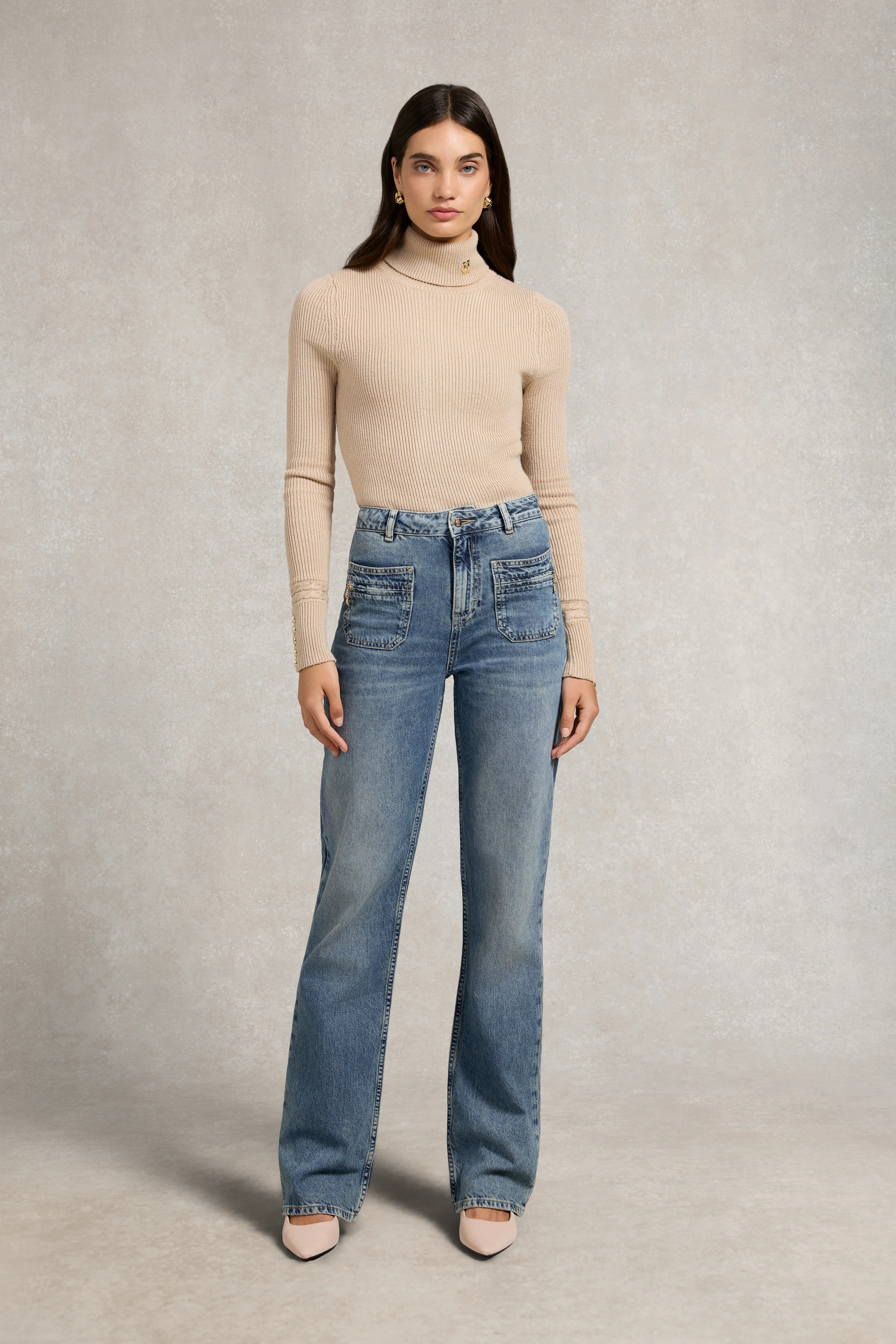Jessica Straight Jean (Aged Indigo) | Holland Cooper