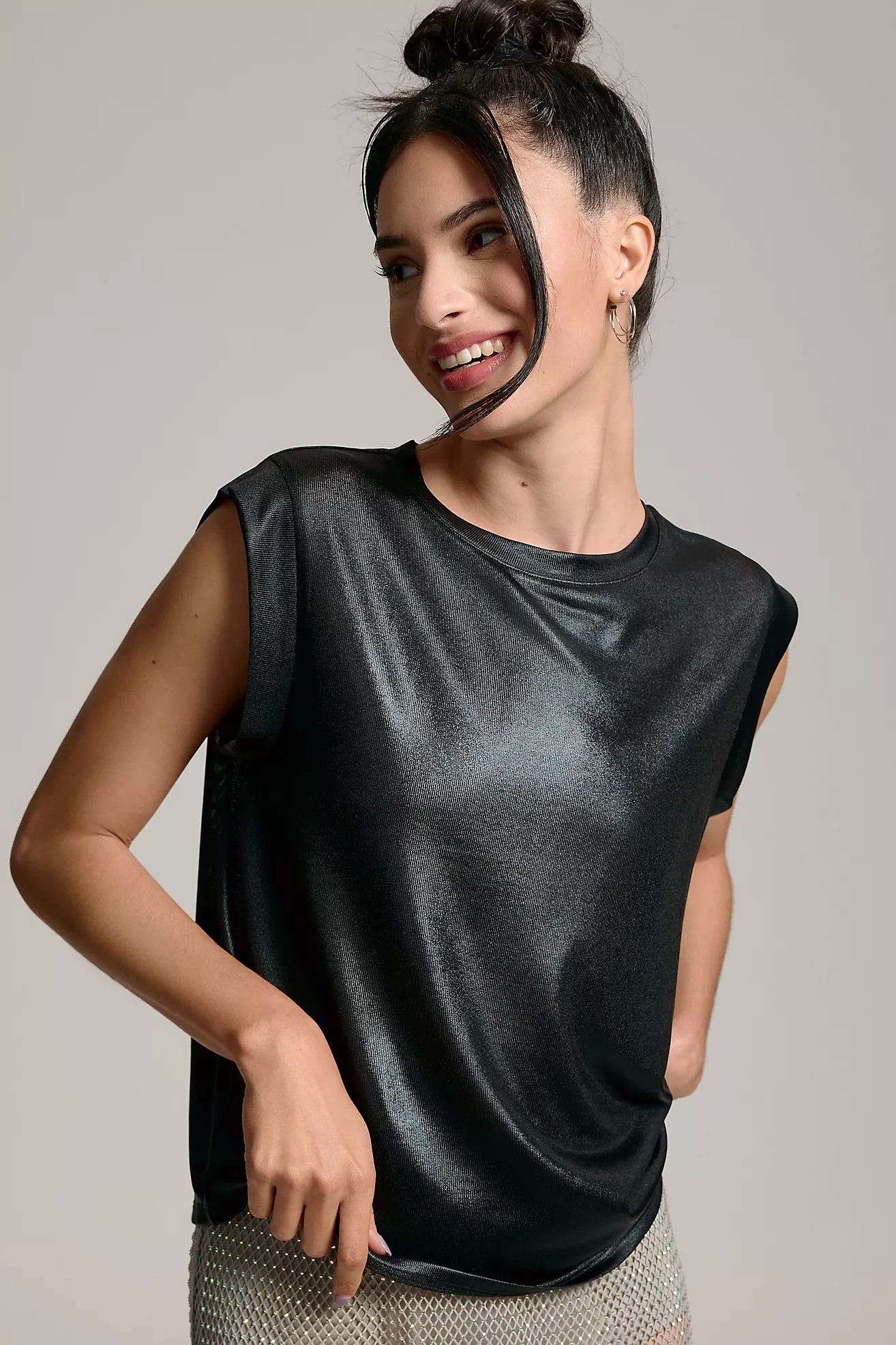Porridge Shine Muscle Tee | Anthropologie (US)