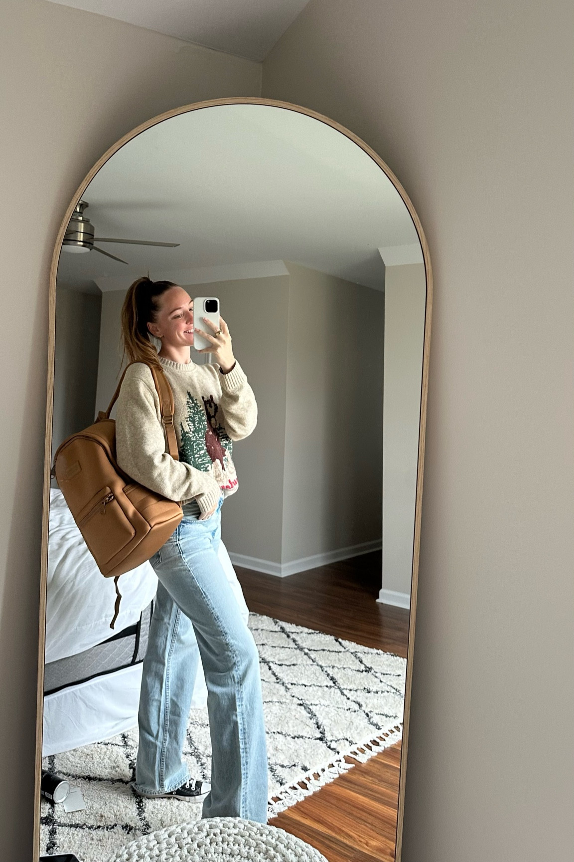 My favorite sweater this season! I am wearing a medium! & my favorite backpack from Dagne Dover! I use all there bags for travel use code HEYBAILEYDREW25 for a discount! 

#LTKGiftGuide #LTKHoliday #LTKFindsUnder100