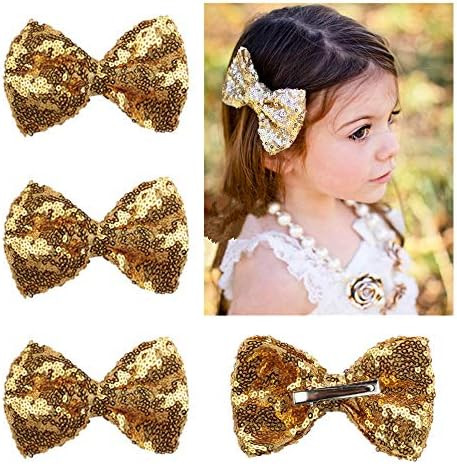 One Fly Mama Toddler Sequin Bow | Amazon (US)