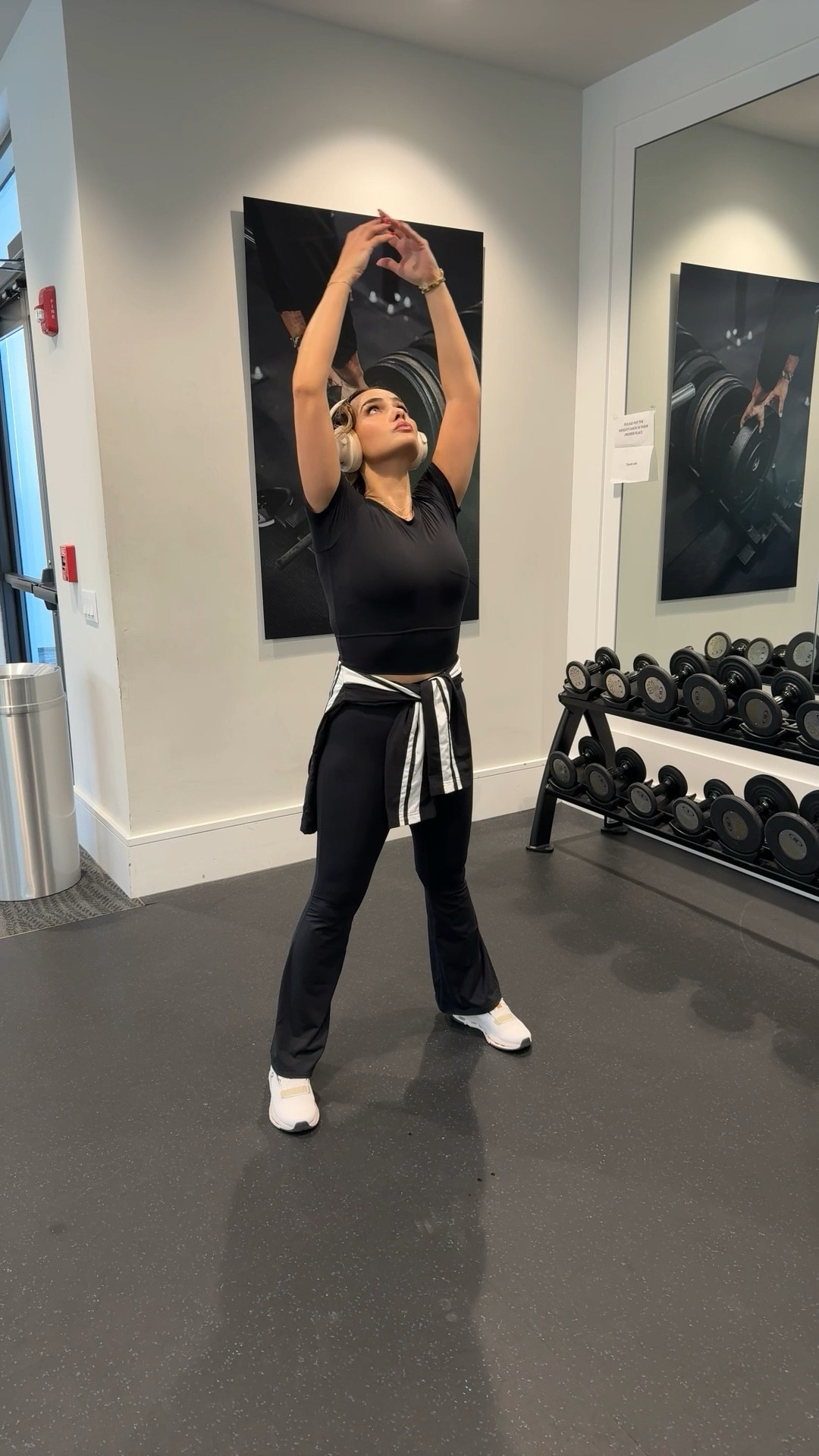 Perfect gym outfit so comfortable for stretching 🙆🏼‍♀️ And my new Space wireless headset from @SoundBeats! Lightweight, noise-canceling, and stylish—plus, they match my sneakers! 🥹 They’re 30% off for Black Friday, so don’t miss out.

#LTKFitness #LTKGiftGuide #LTKActive