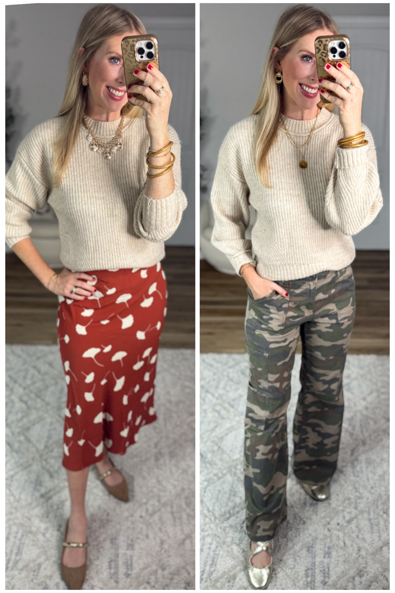 Two ways I’ve styled this time and tru sweater from Walmart! 

#LTKStyleTip #LTKFindsUnder50
