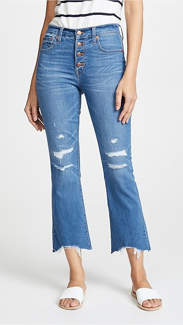 Button-Front Cali Demi-Boot Jeans | Shopbop