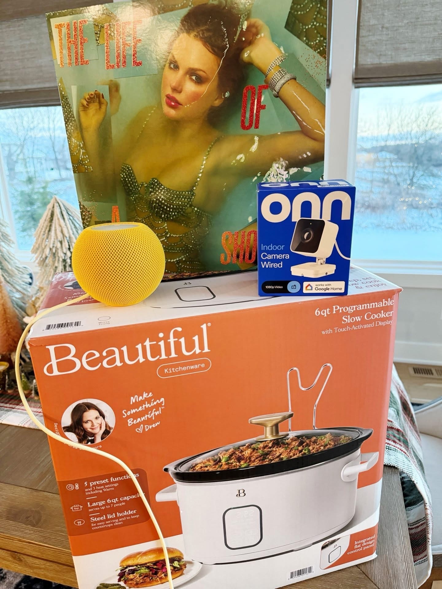 Good Morning! I’m partnering with @Walmart to show you some last-minute gift ideas available for express shipping! 🫶

This amazing crockpot with gold details is on sale, also comes in a pretty floral print! And, found the Brand new Taylor Swift vinyl record in stock as well 🙌 



#LTKGiftGuide #LTKHoliday #LTKdayinmylife
