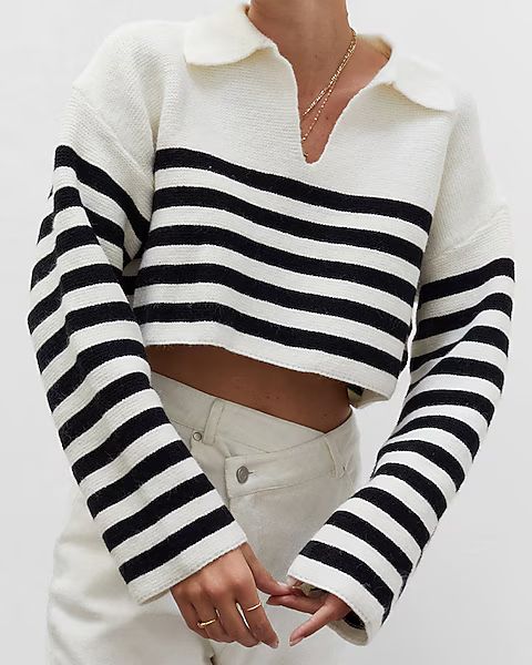 Crescent Corbin Striped Sweater | Express