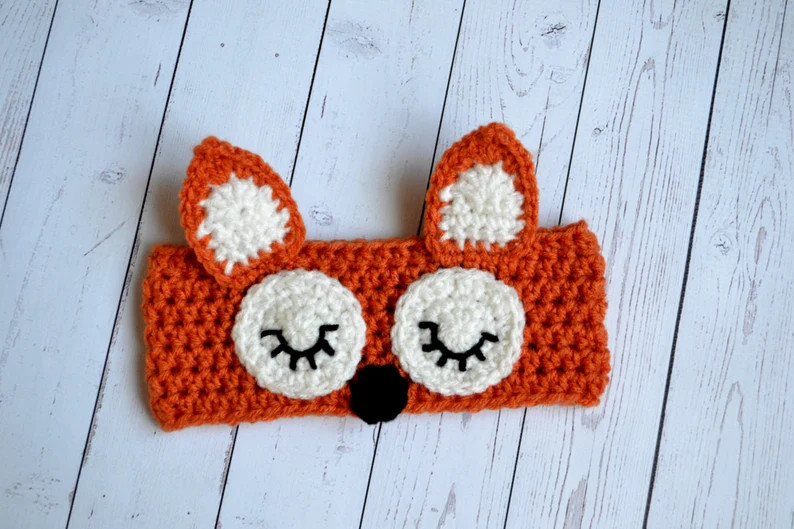 Animal Ear Warmers Crochet Mouse, Fox, Owl, Bear, Cat, Monkey Crochet Pattern, Cute Gift Idea, Ea... | Etsy (US)