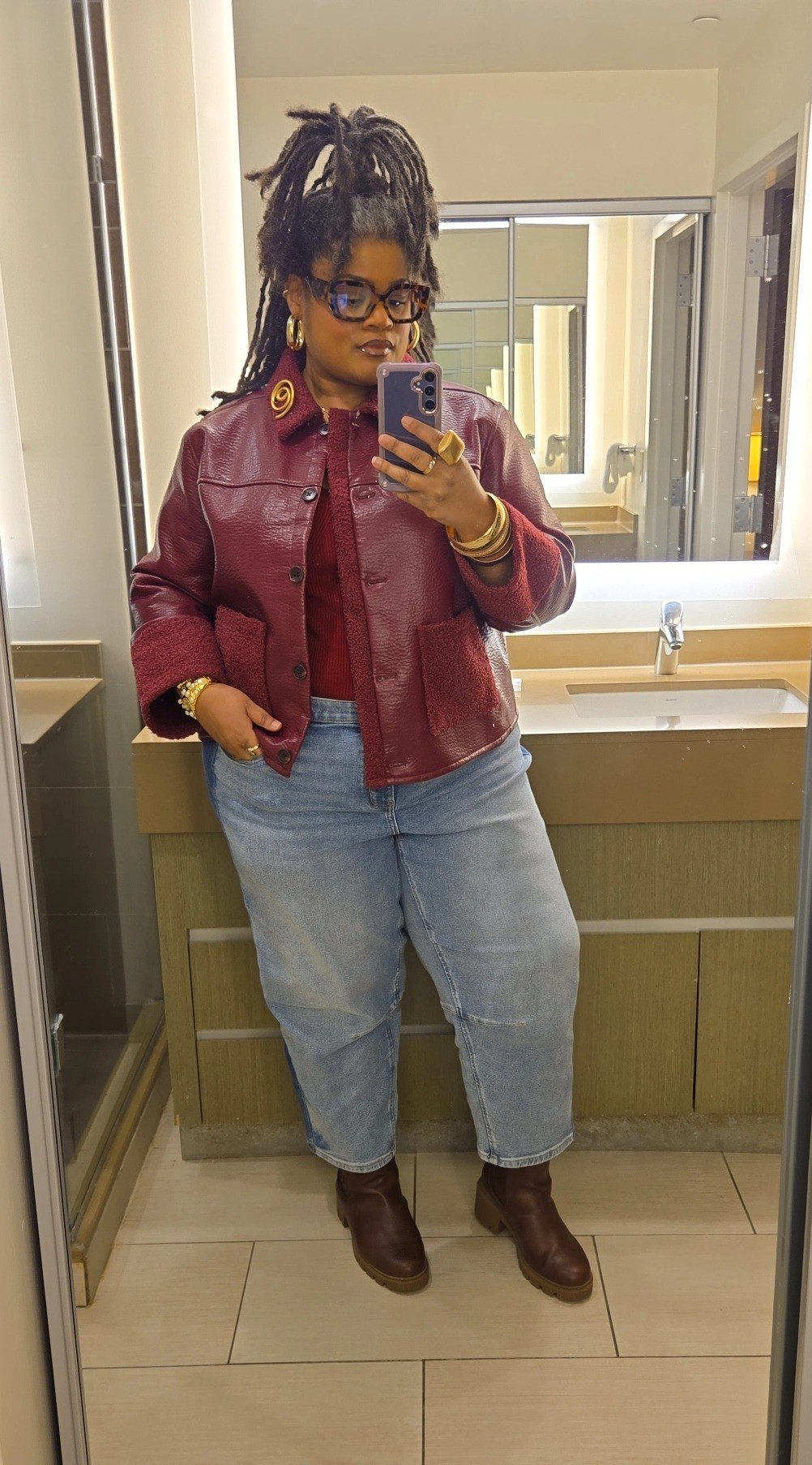 Comfy Fall Fit! 🍂✨️ (Note: I'm wearing a 1X in the jacket.)

#LTKFindsUnder100 #LTKPlusSize #LTKootd