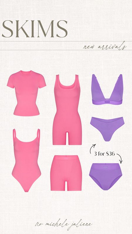 Skims new arrivals! These new colors are so cute for the summer! The undies are still on sale for 3 for $36!!

Skims, new arrivals, skims summer favorites, skims bodysuit, skims undies, skims bra

#LTKSeasonal #LTKfindsunder100 #LTKfindsunder50