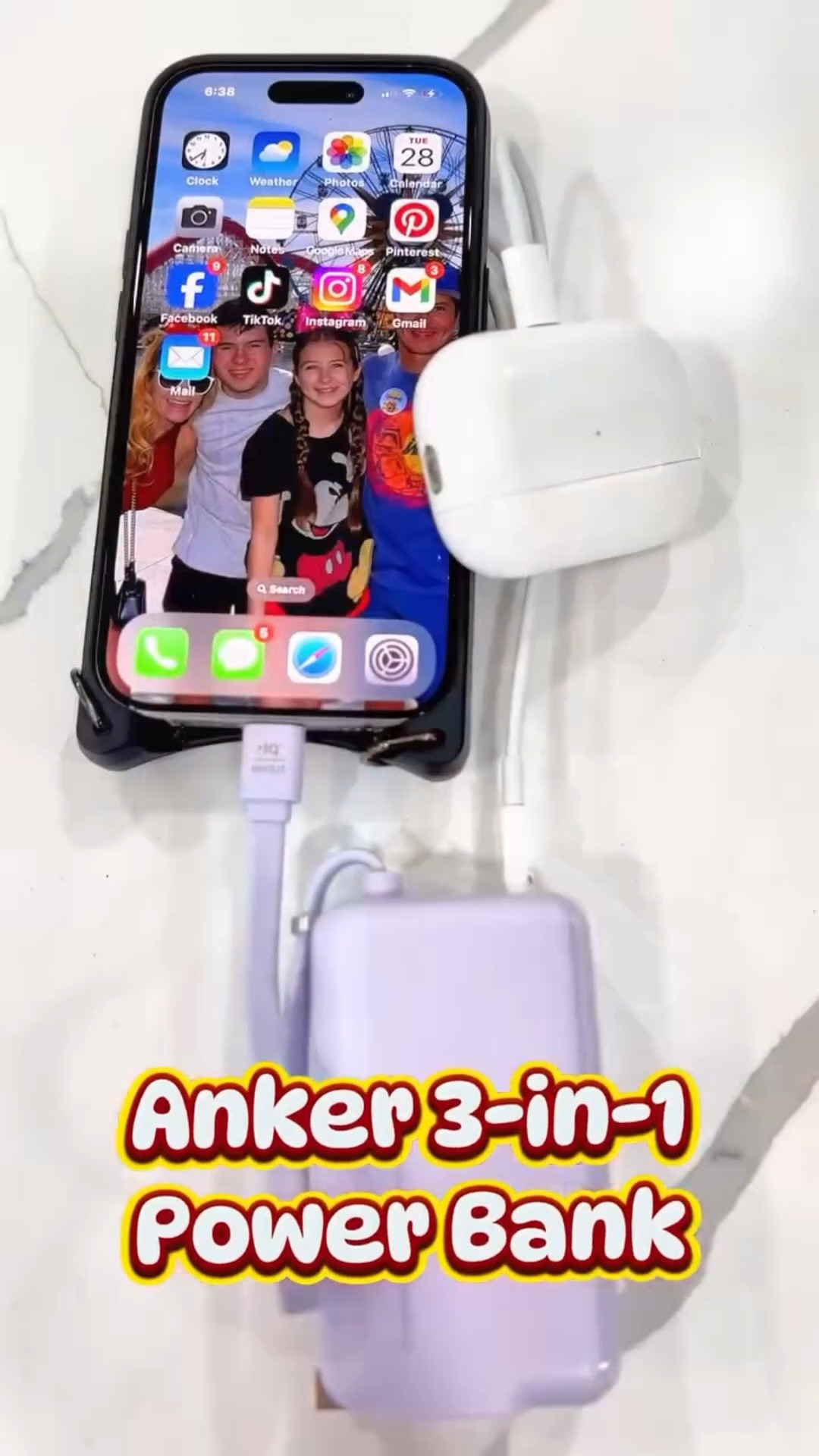 #1 rated power bank in the world🌎 Perfect stocking stuffer for travelers, tech lovers, teens, and anyone on the go: this Anker 3-in-1 power bank is a slim portable charger that powers your phone, earbuds, and watch from one compact brick. Small enough to tuck into a stocking, strong enough for long travel days, and easy to grab on Amazon—perfect for flights, school, commuting, theme parks, and everyday “never let your battery die” backup.

#stockingstuffers #stockingstufferideas #holidaygiftguide #holidaygiftguide2025 #giftideas #techgifts #techgiftideas #travelgifts #travelgiftguide #travelgadget #travelessentials #portablecharger #powerbank #amazonfinds #amazonholidaydeals #giftideasforteens #teengiftideas #giftforhim #giftforher

#LTKTravel #LTKGiftGuide #LTKHoliday