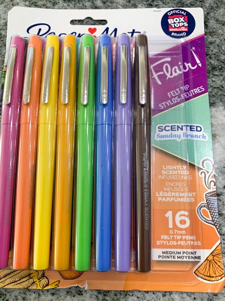 I love writing notes and nuggets in my books. My daughter told me about these Flair pens and I love them. #FlairPens #Pens #NoteTaker #SundayBrunchPens #ScentedPens #Stationary