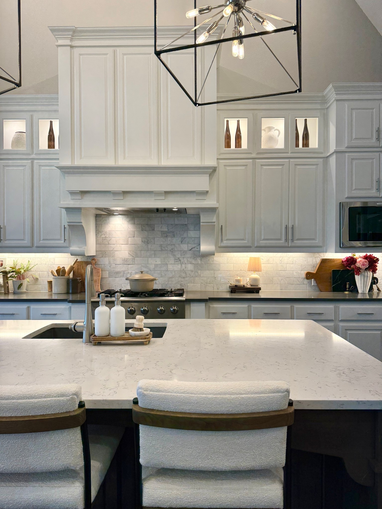 Kitchen views, neutral kitchen, two toned kitchen, white kitchen cabinets

#LTKSeasonal #LTKSpringSale #LTKHome