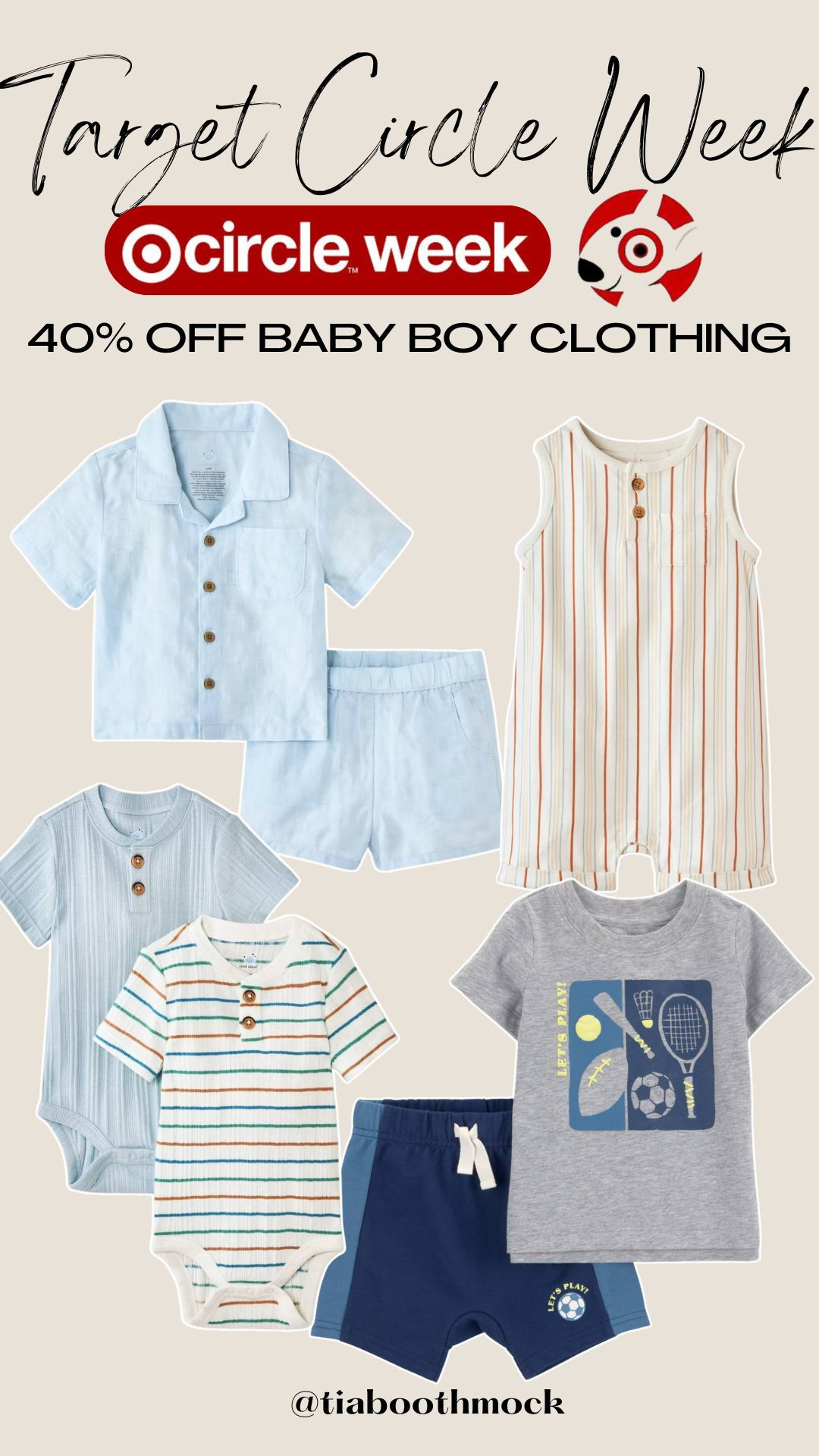 Target Circle Week is delivering 💙 Baby boy clothing is 40% off and these finds are so good!

#LTKmomlife #LTKBaby #LTKKids