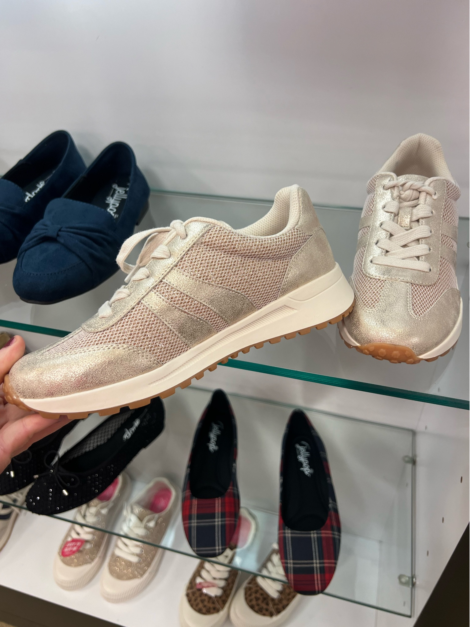 Light gold metallic sneakers

#LTKSaleAlert #LTKGiftGuide #LTKShoeCrush