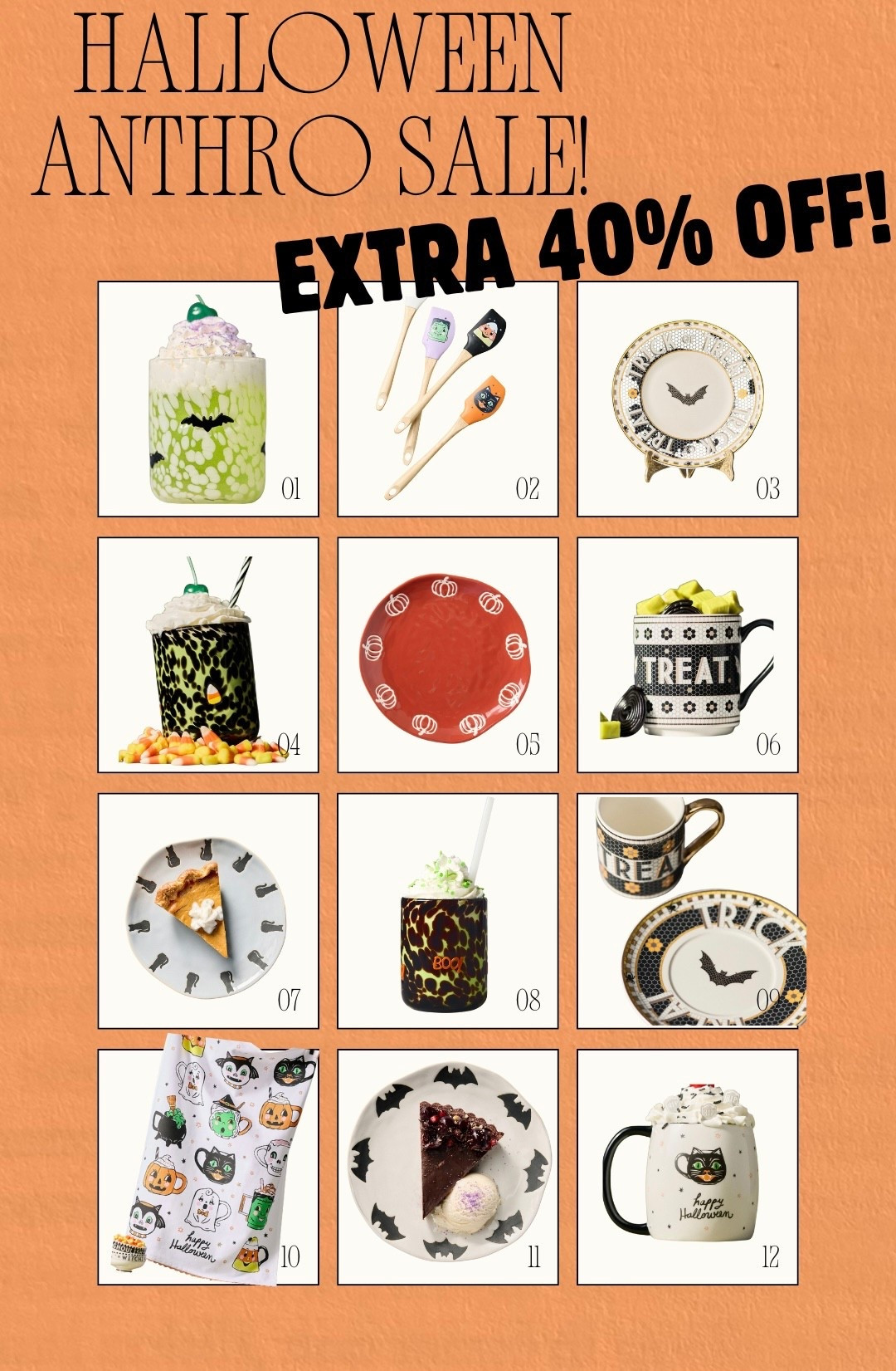 Halloween Sale at Anthro!! Who doesn’t love an extra 40% off 🎃

Halloween sale. Anthropologie. Extra sale 

#LTKFindsUnder50 #LTKHalloween #LTKSeasonal