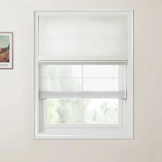 Custom Day Night Roman Shade Cordless | TWOPAGES