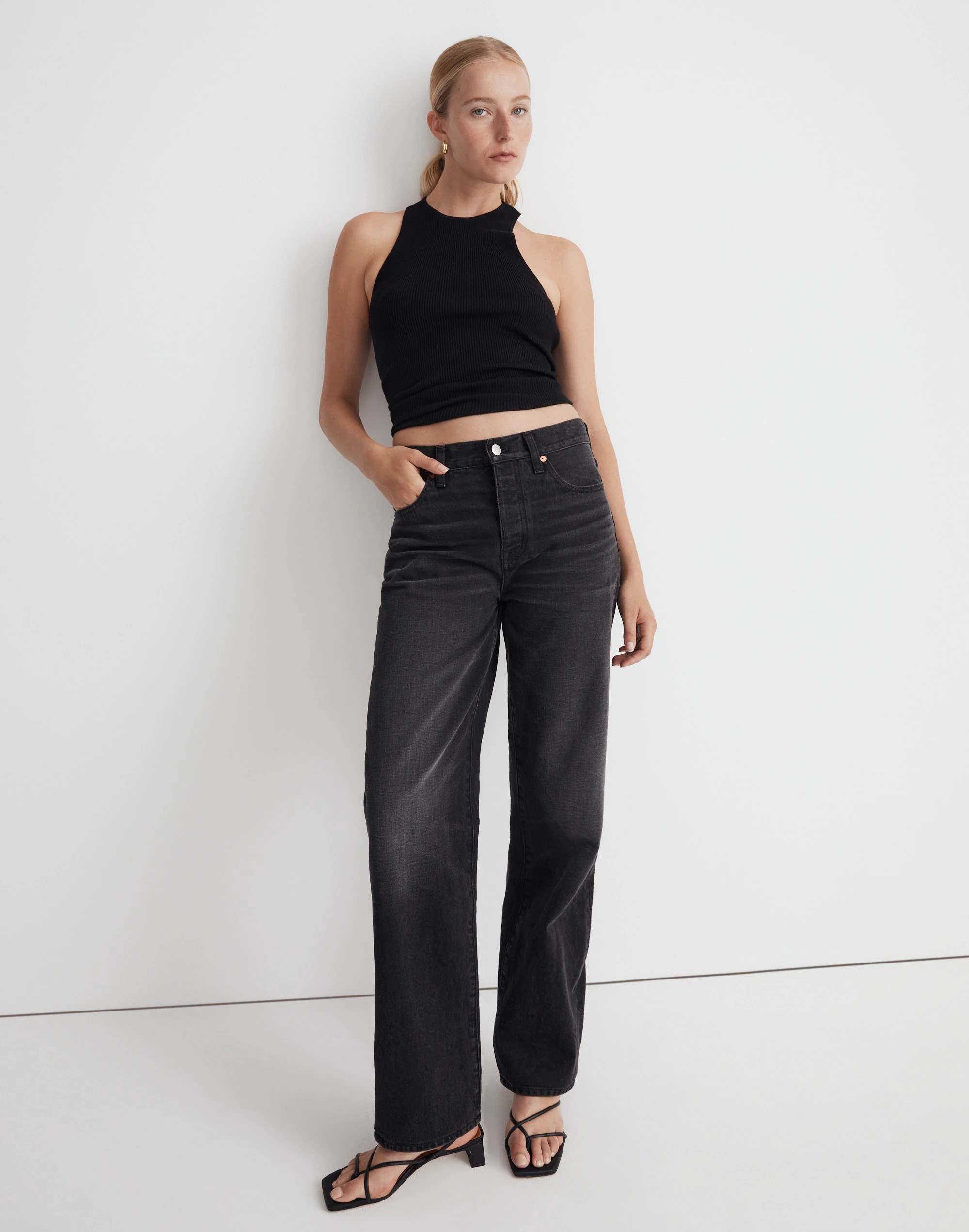 Low-Slung Straight Jeans | Madewell