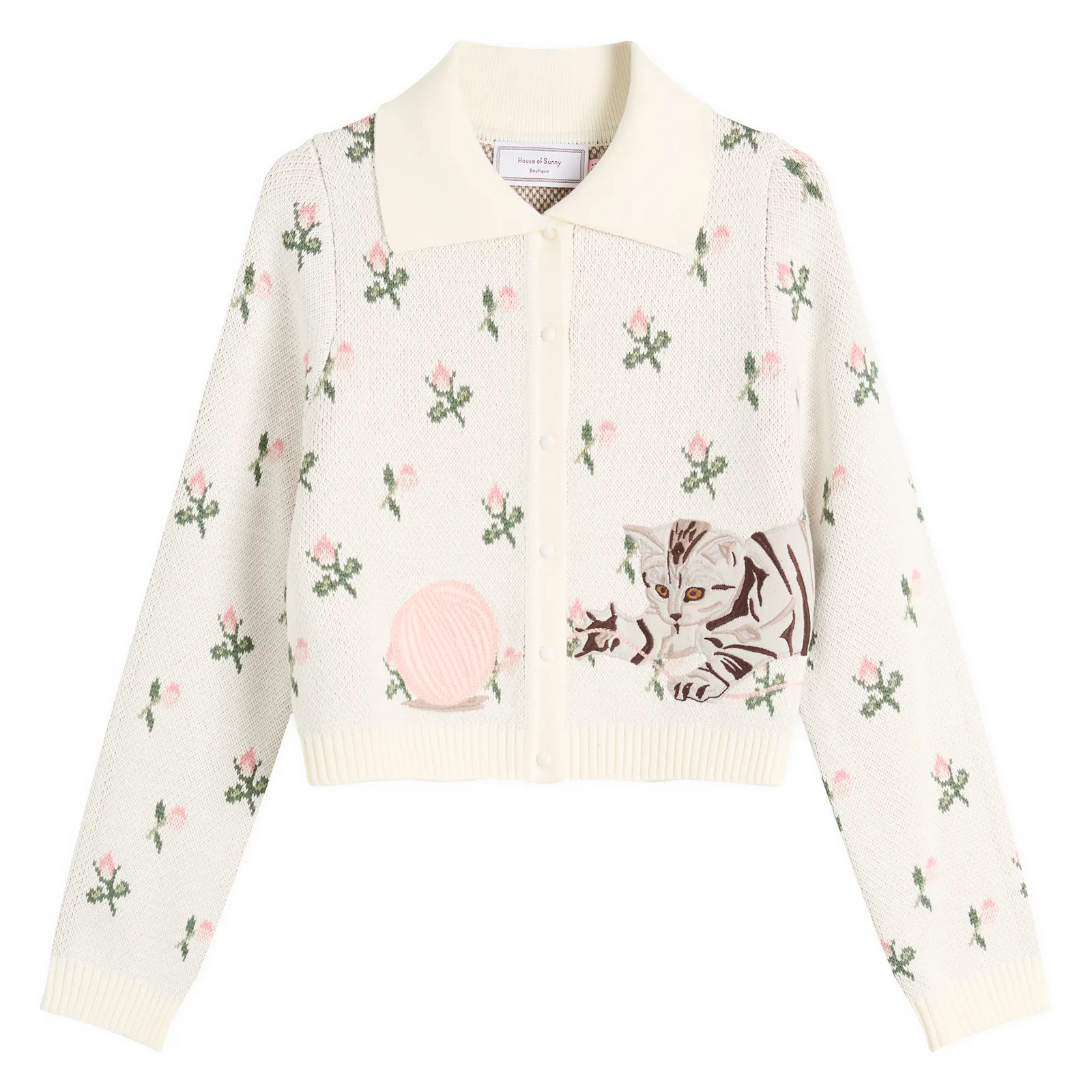 House Of Sunny Women's Time to Play Cardigan Milk | END. Clothing