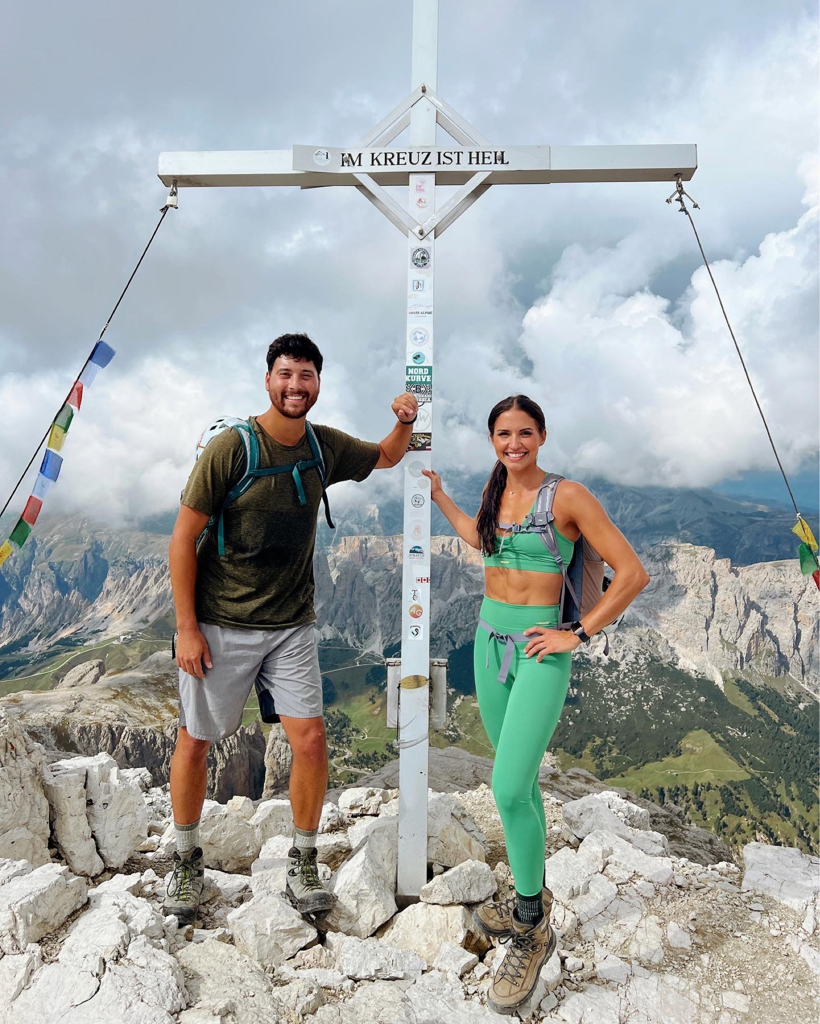 Hiking in the Dolomites! These boots have been my babies for hiking for the past 6 years. Take one or two hikes to break in but then they are golden! #hiking #workoutclothes #workoutset #gymshark #boots #hikingboots #hikingoutfit 

#LTKshoecrush #LTKSeasonal #LTKfit