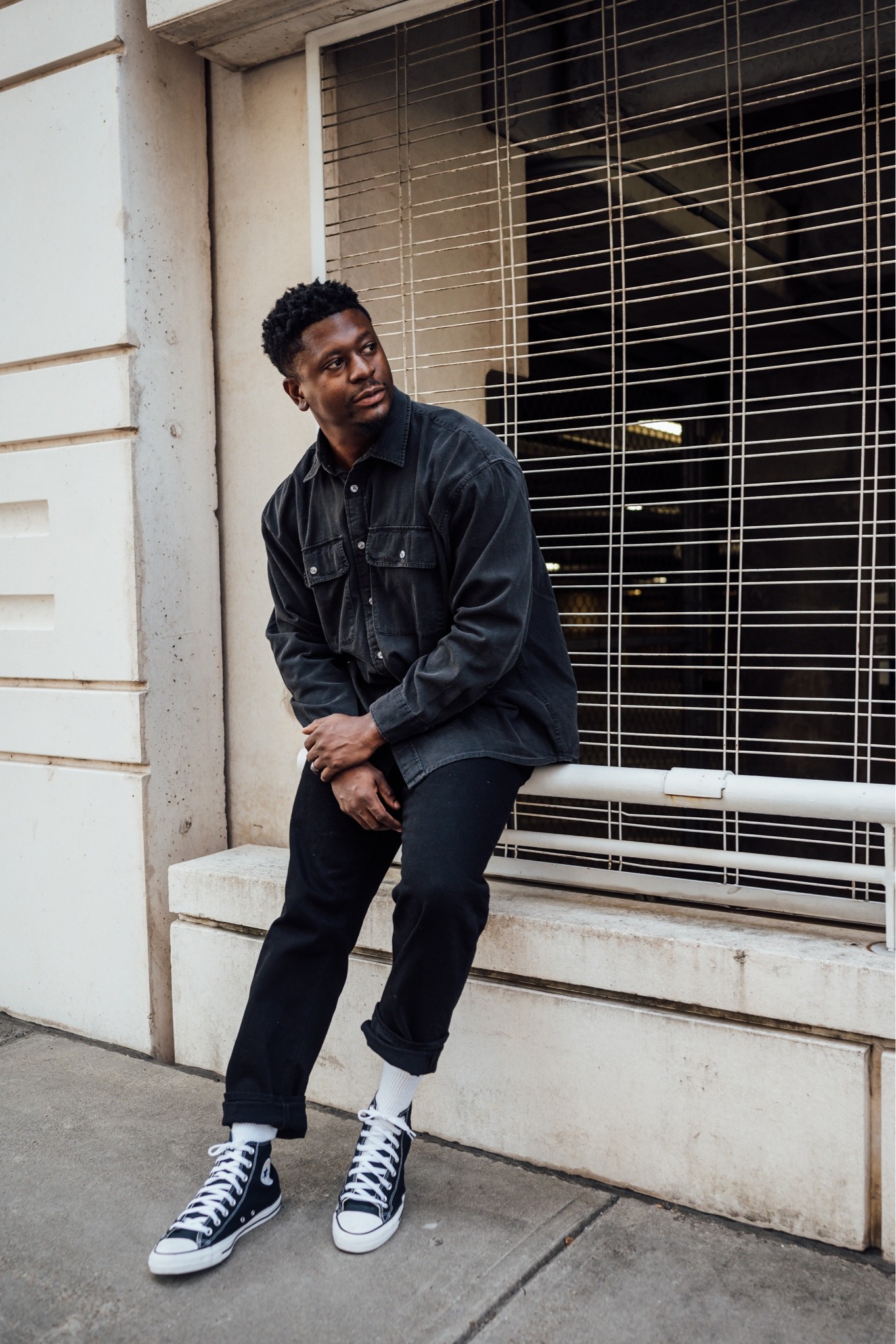 Abercrombie shirt, paired with 90s vintage style black jeans and classic black chuck taylors 

#LTKSeasonal #LTKshoecrush #LTKmens