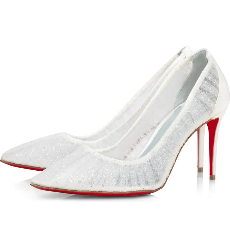 Christian Louboutin Kate Draperia Pointed Toe Pump | Nordstrom | Nordstrom