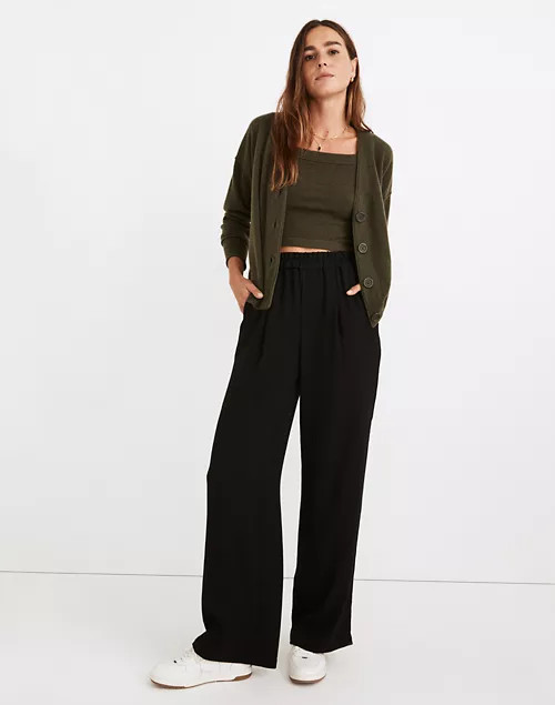 Pull-On High-Rise Straight Pants | Madewell