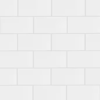 Satori Hudson Brilliant White 3-in x 6-in Glossy Ceramic Subway Standard Wall Tile ( 0.12-sq ft P... | Lowe's