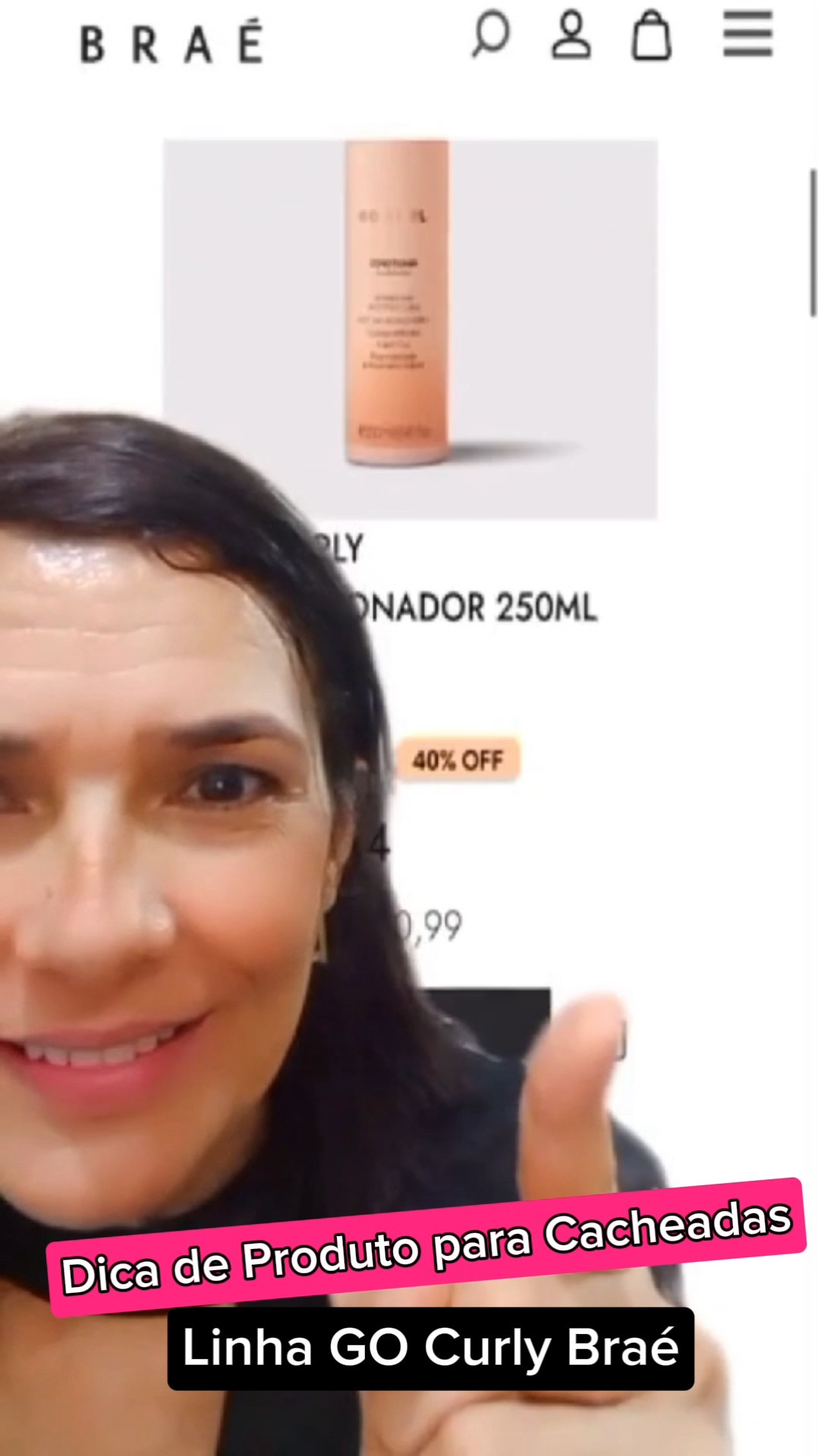 A Marca Braé criou a Linha Go Curly para as cacheados estarem sempre com cachos hidratados e definidos! Corre pra garantir o seu e sair lindissima por ai!#teorianapratica2ltk 

#LTKbeauty #LTKbrasil #LTKVideo