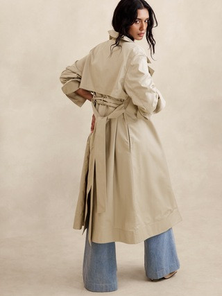 Cotton Trench Coat | Banana Republic (US)