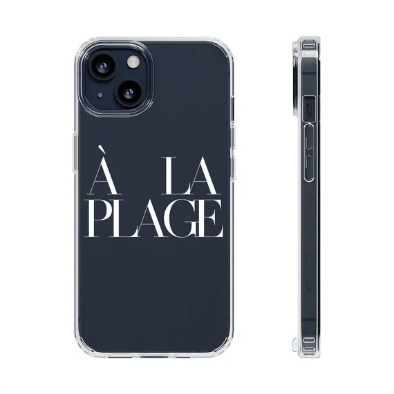 Clear Iphone Case  À LA PLAGE - Etsy | Etsy (US)