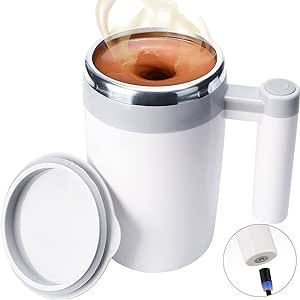 Amazon.com: Self Stirring Mug,Rechargeable Auto Magnetic Coffee Mug with 2Pc Stir Bar,Waterproof ... | Amazon (US)