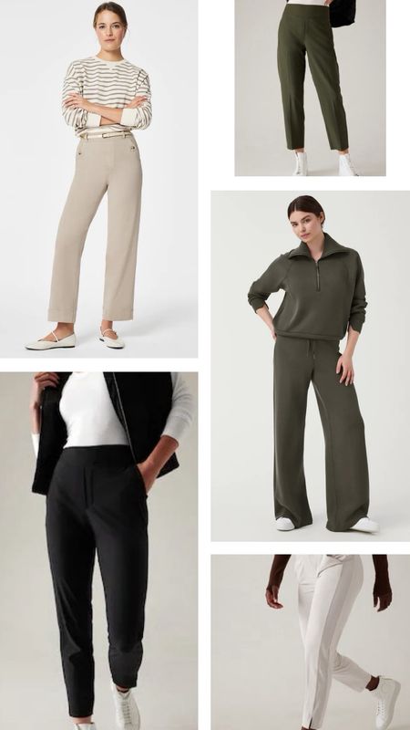 Comfy pull on pants for a monochrome look that is comfortable enough for travel day but still looks pulled together 

#LTKsalealert #LTKstyletip #LTKtravel