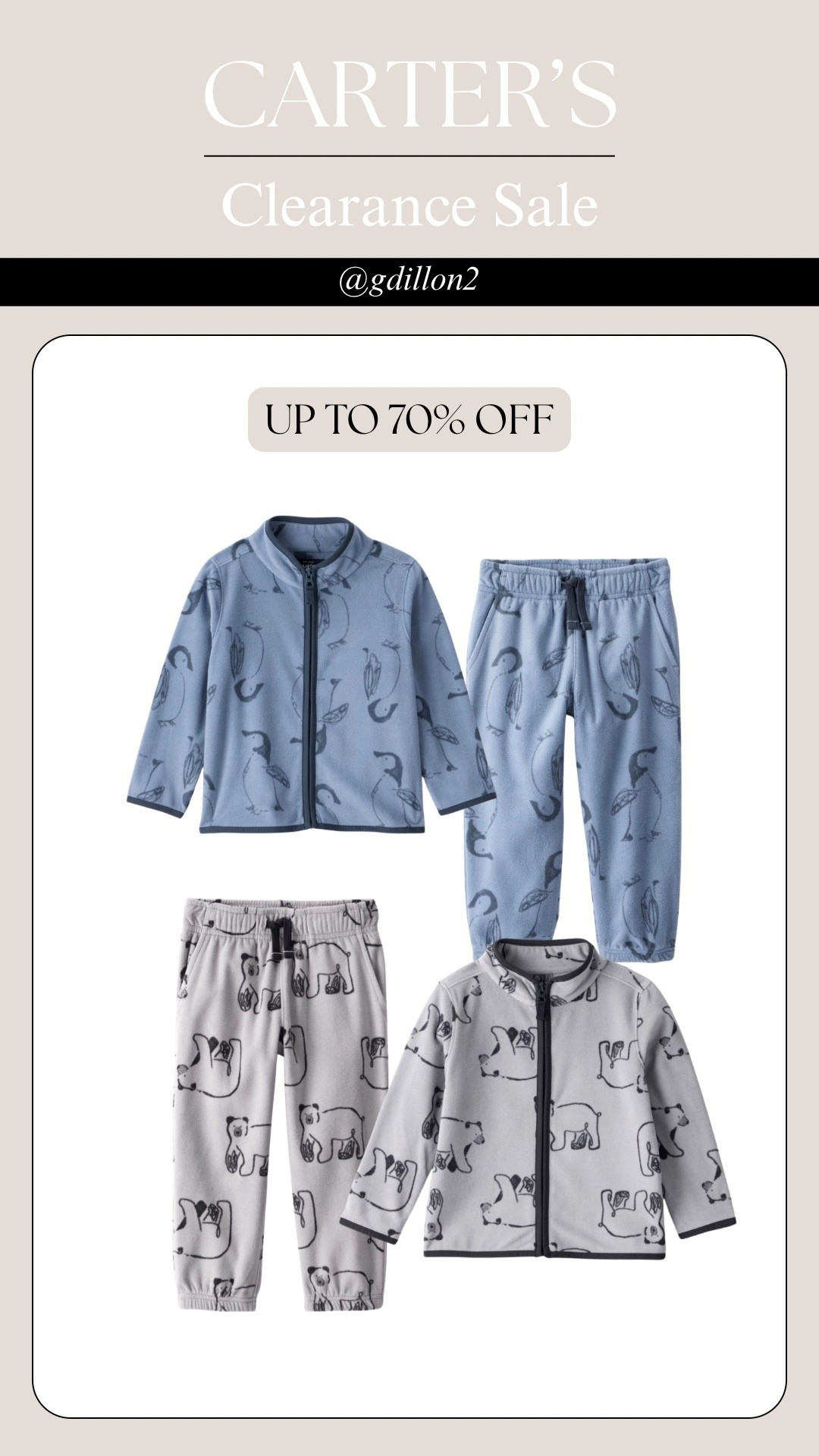 Deals for you: Clearance Styles Up to 70% off!

#LTKBaby #LTKootd #LTKSaleAlert