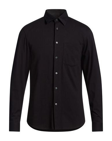 Theory Man Shirt Black Size S Cotton, Polyester | YOOX (US)