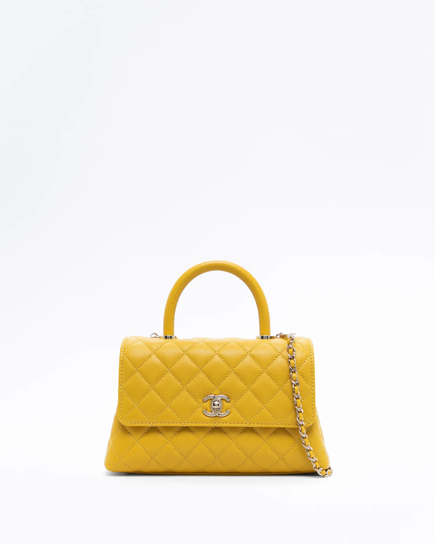 Caviar Mini Coco Handle Bag | Vivrelle