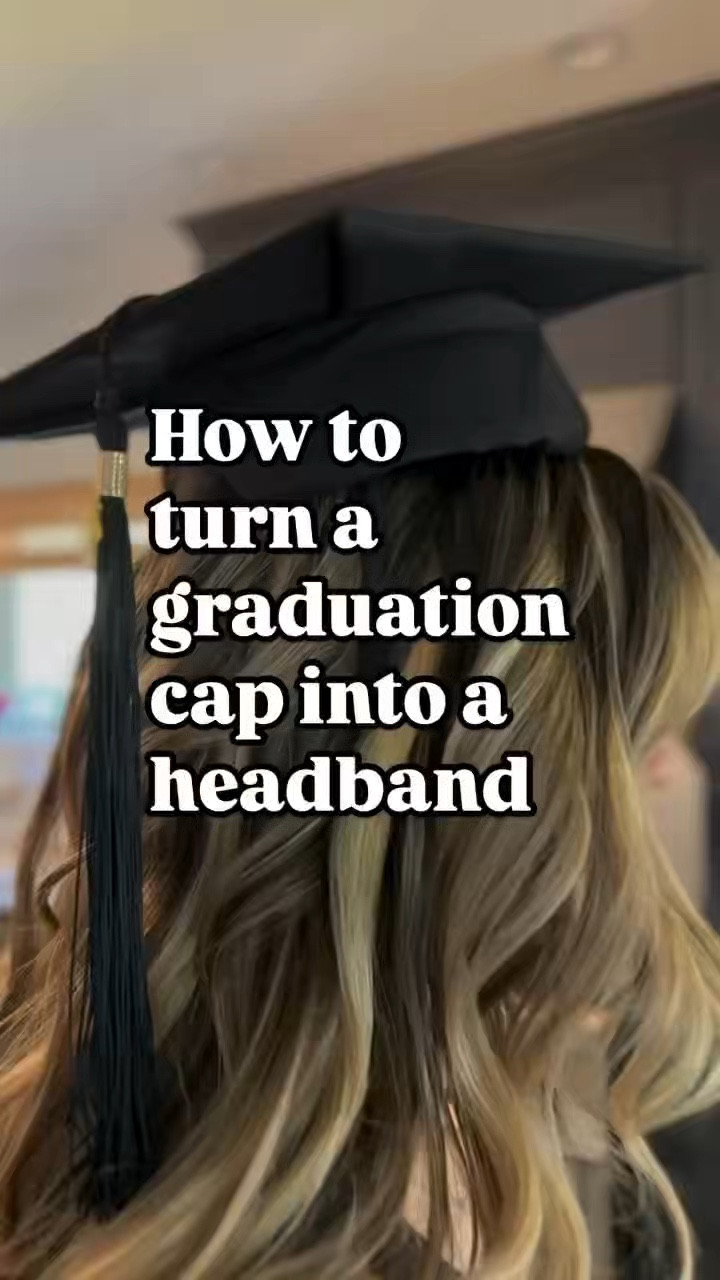 This graduation cap headband is genius! I’ve put together a whole collection with all the options. #gradcap #gradcapheadband #gradcapdesign #classof2026 (ad)