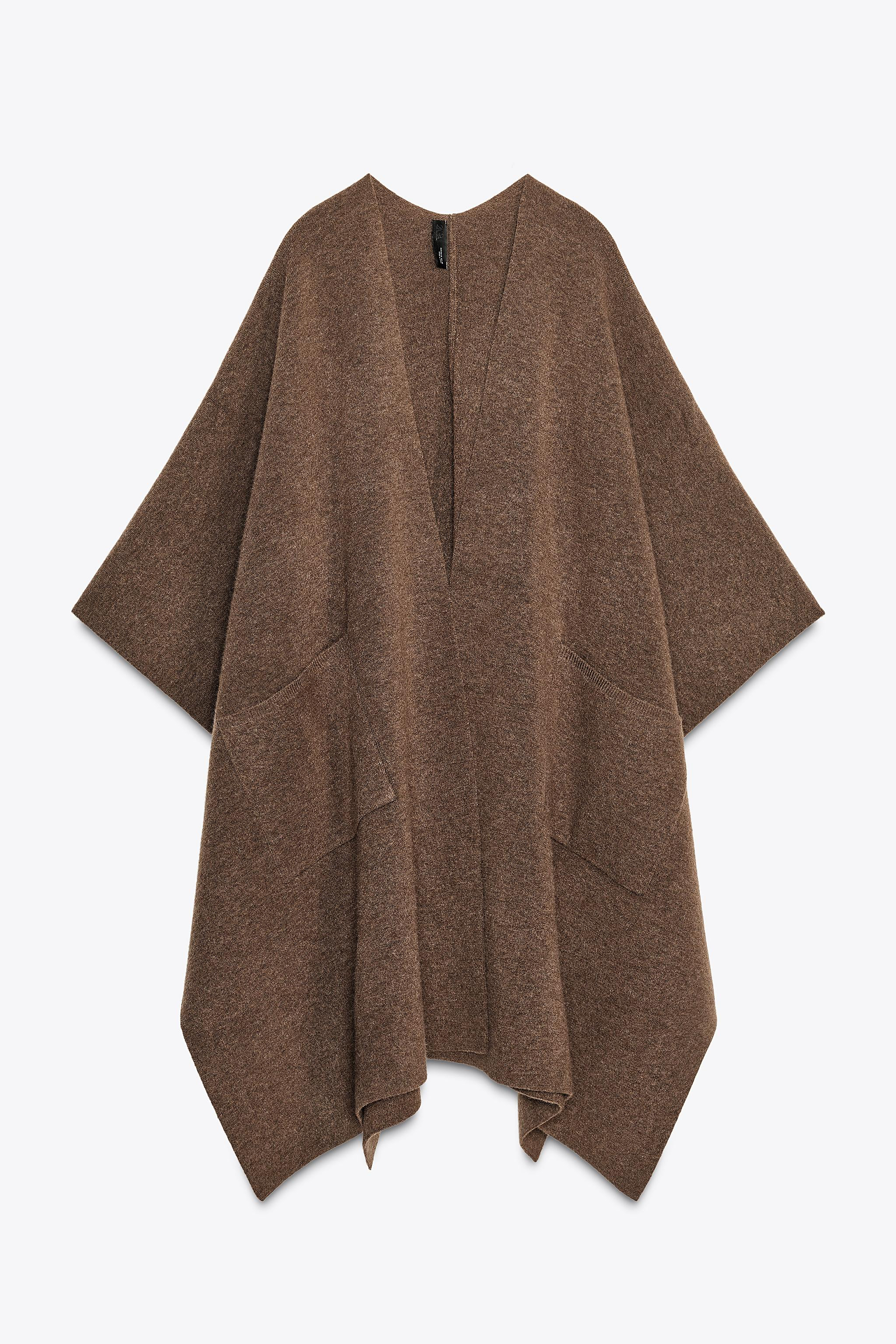 LONG KNIT CAPE | Zara US