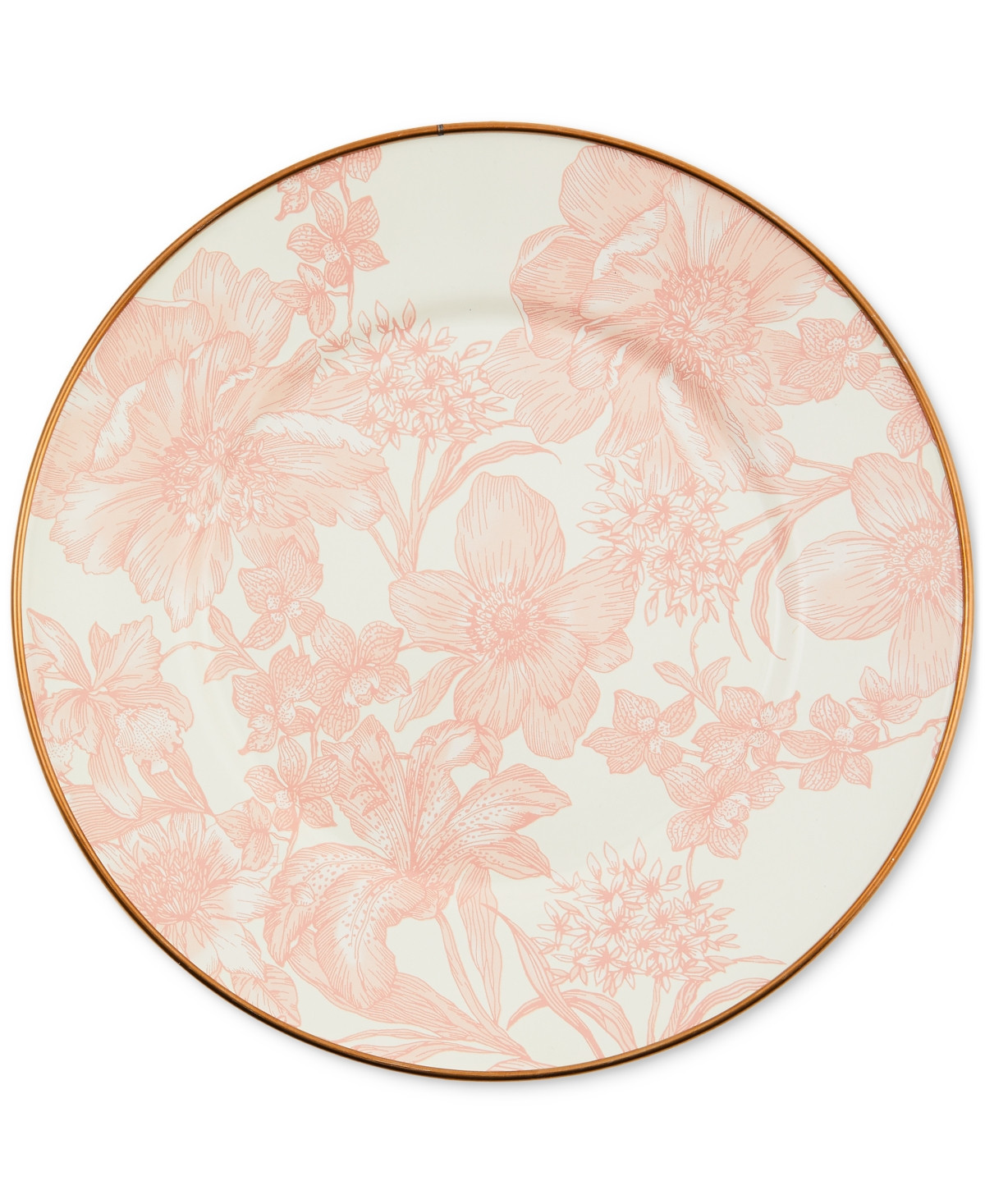 Mackenzie-Childs Rosy English Garden Salad/Dessert Plate | Macy's