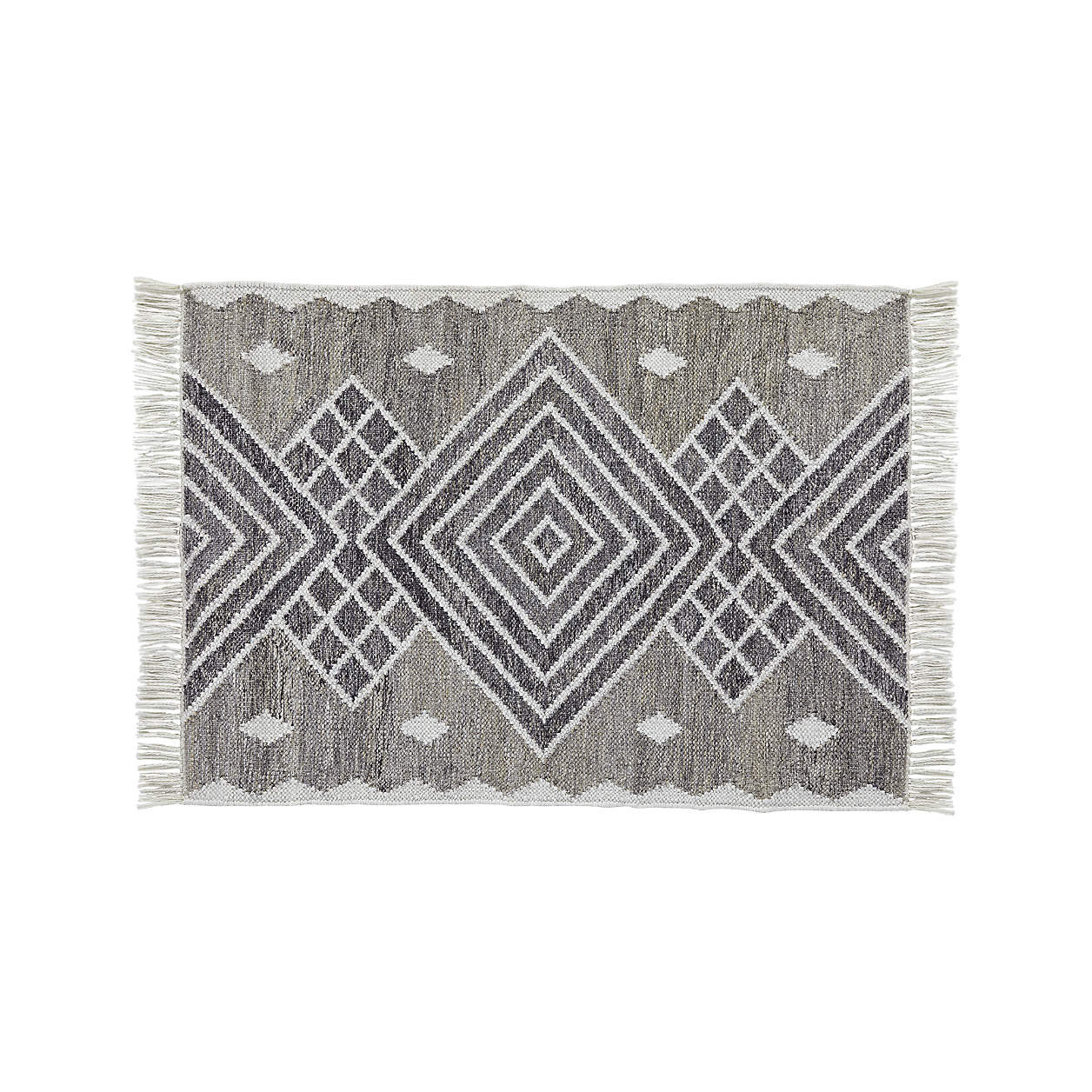 Ceri Grey Indoor/Outdoor Rug | Crate & Barrel | Crate & Barrel